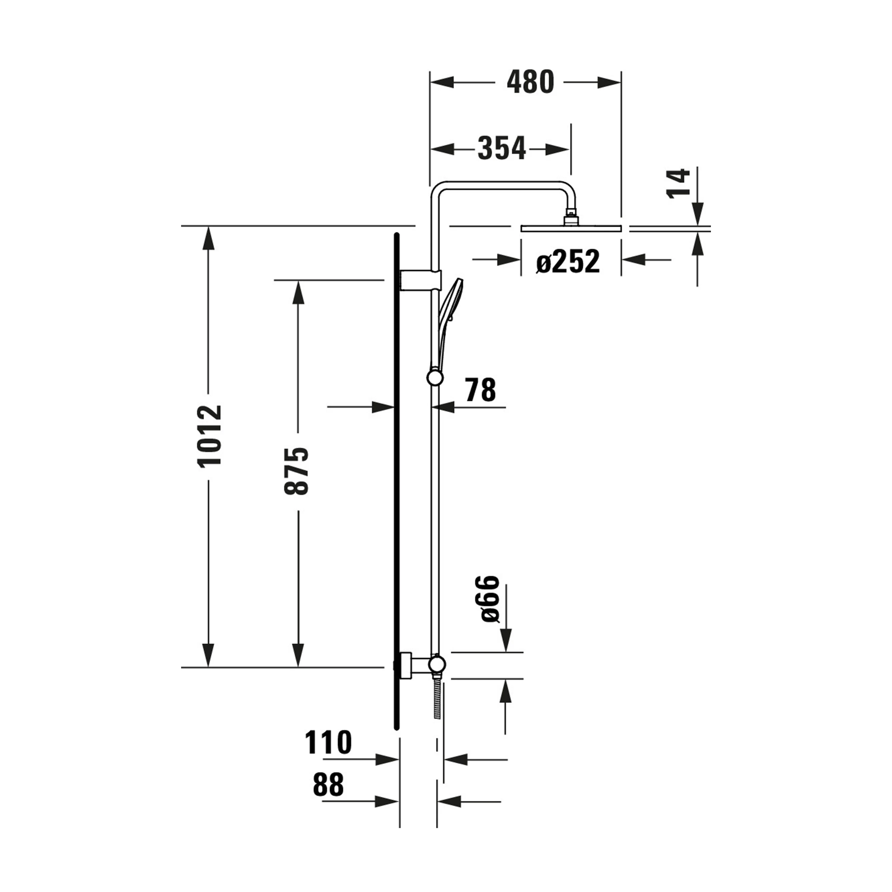 System prysznicowy Duravit z termostatem - Image 20