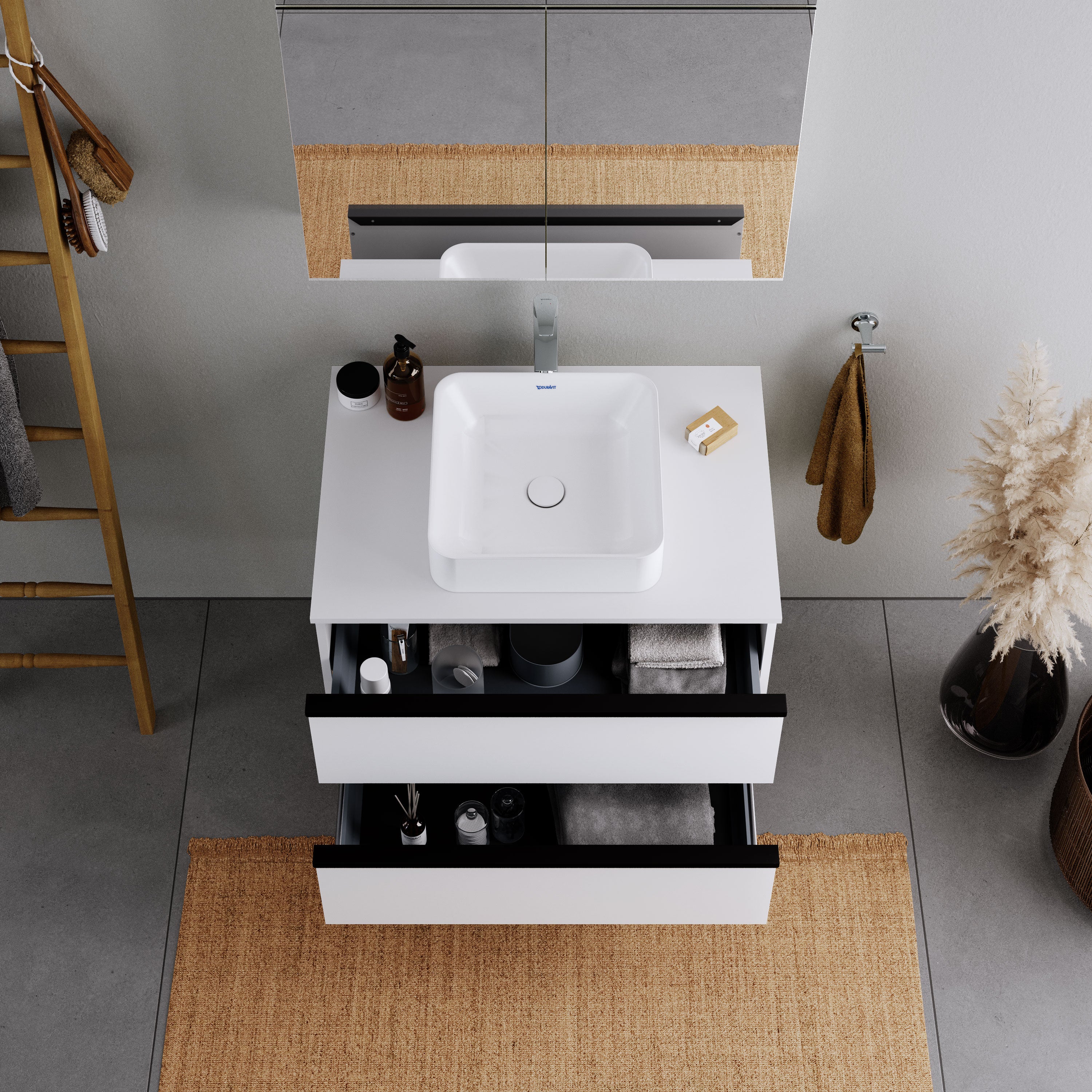 Szafka pod umywalkę Duravit DuraPoint 80 cm - Image 5