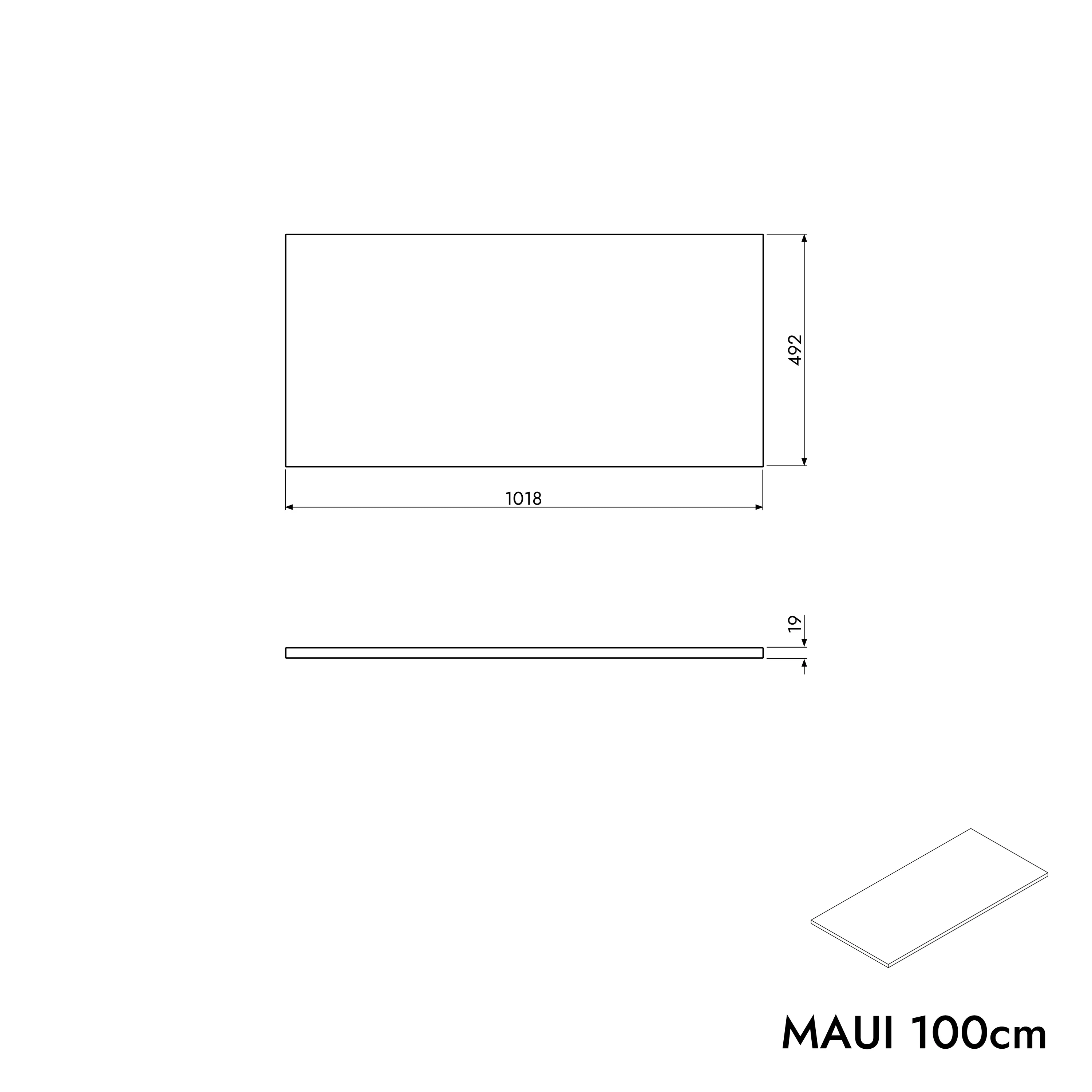 Szafka pod umywalkę MAUI 100 cm - Image 14