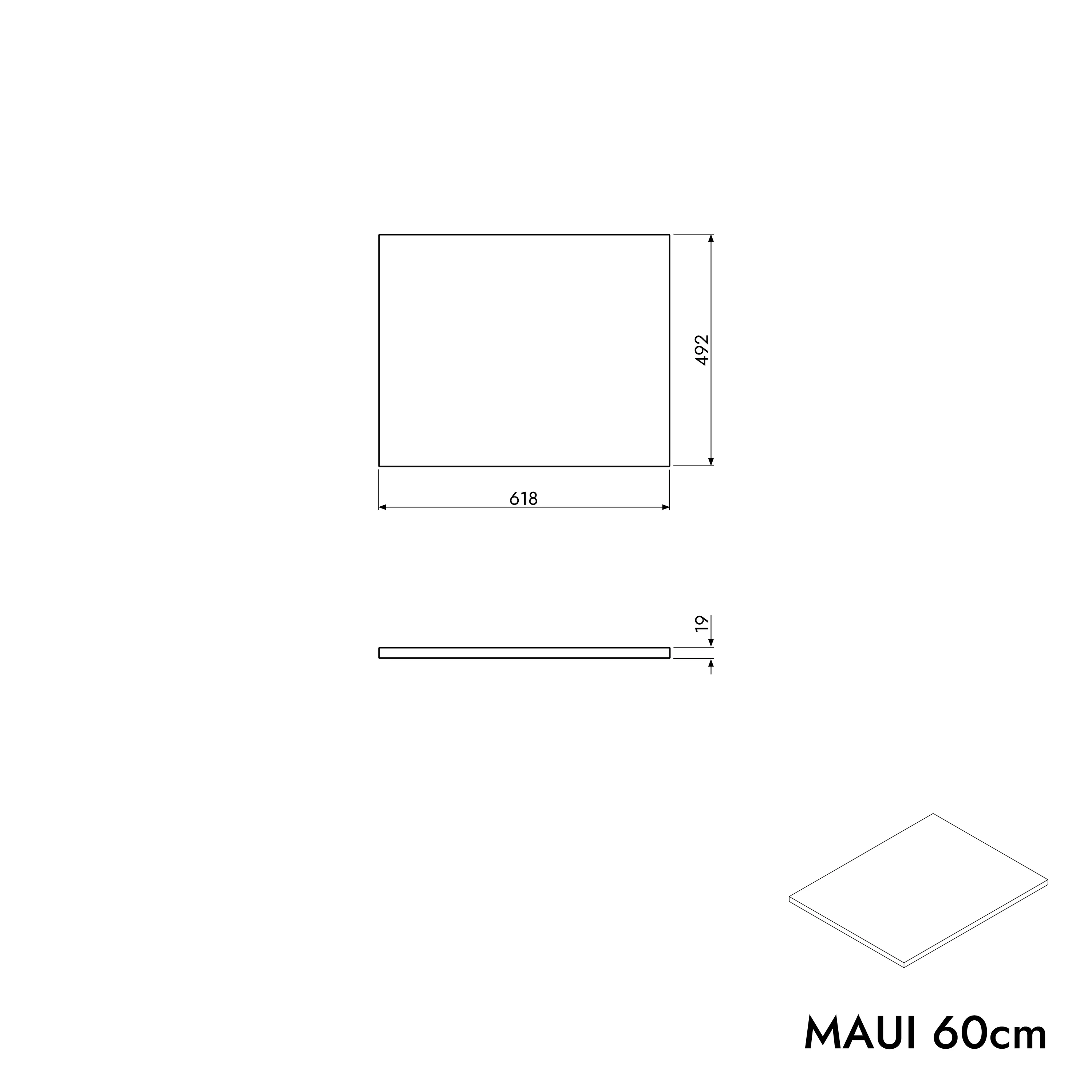 Szafka pod umywalkę MAUI 60 cm - Image 14