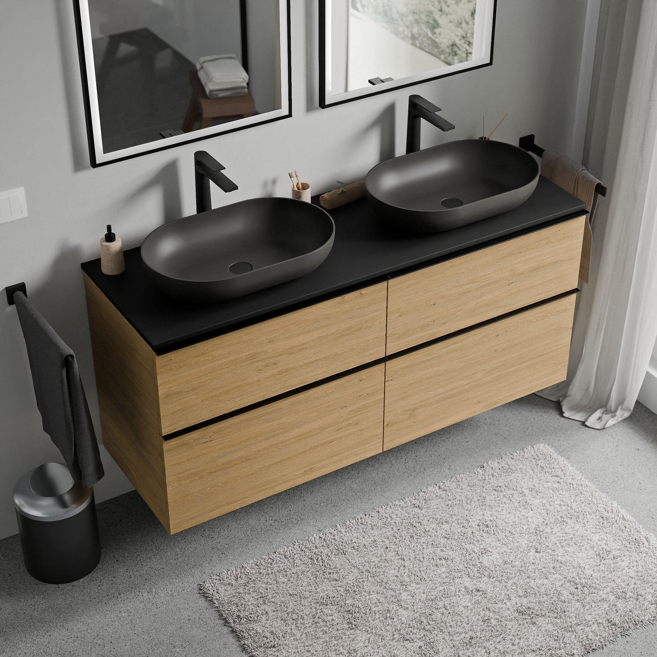 Szafka pod umywalkę nablatową LAVOA 120 cm - Image 29