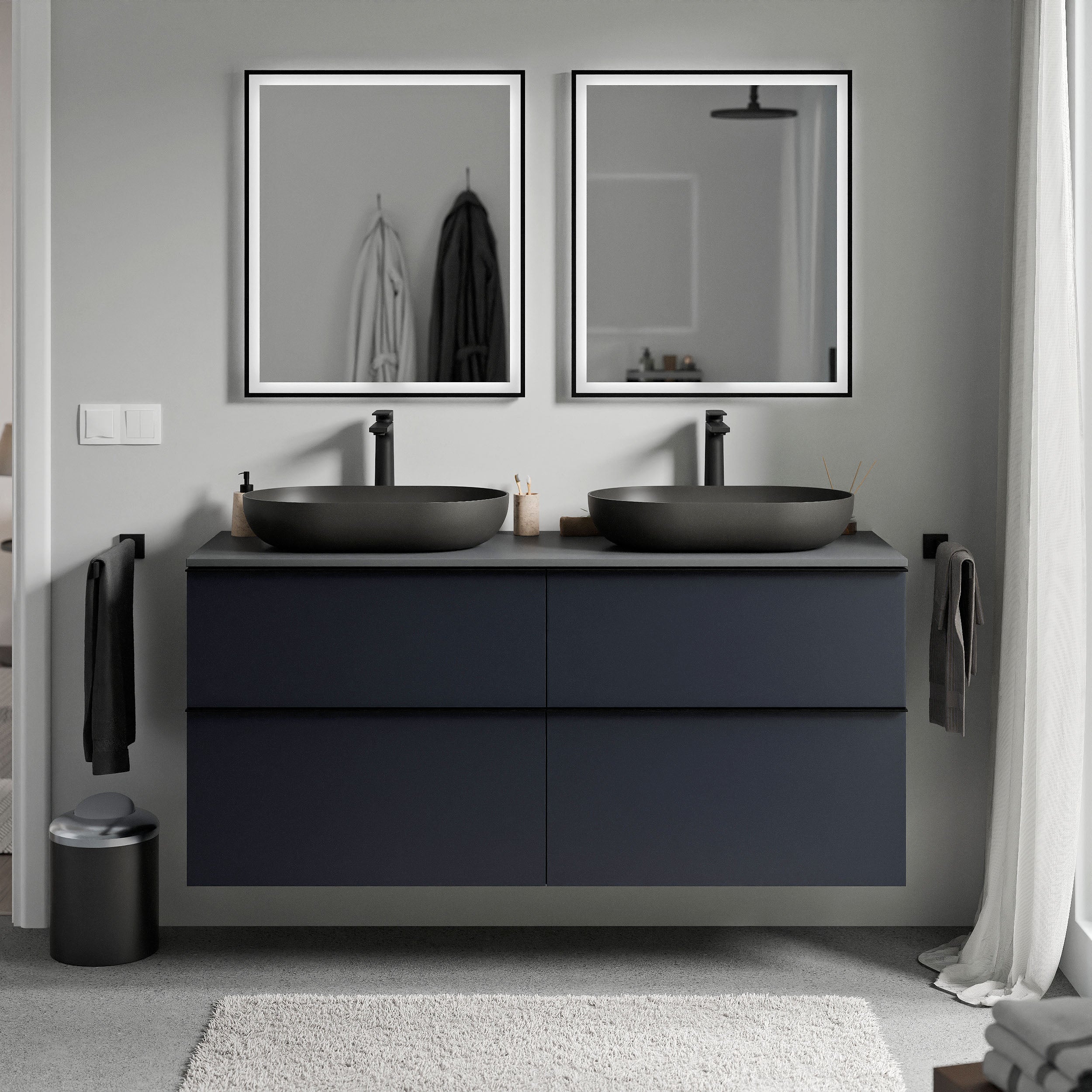 Szafka pod umywalkę nablatową LAVOA 120 cm - Image 37