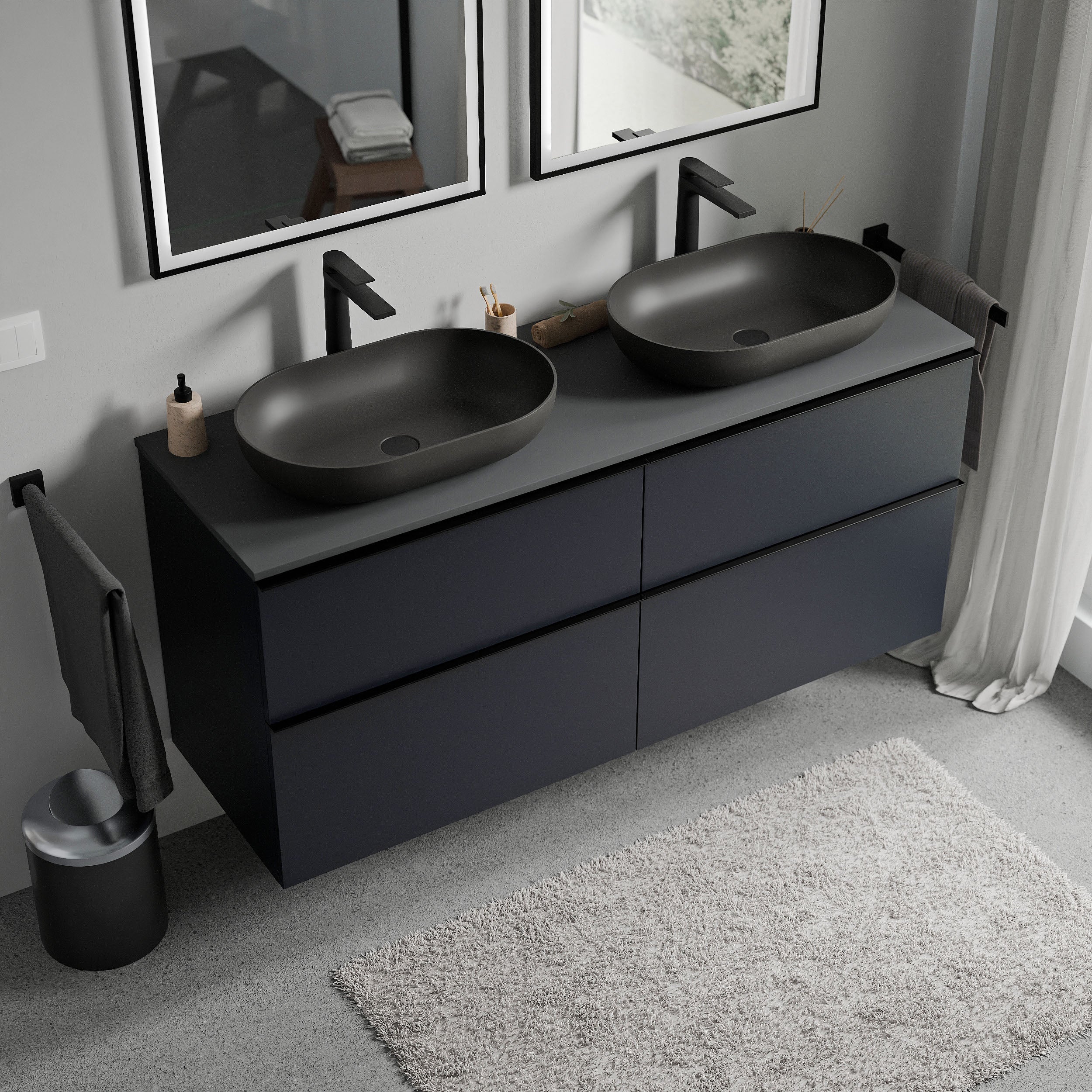 Szafka pod umywalkę nablatową LAVOA 120 cm - Image 38