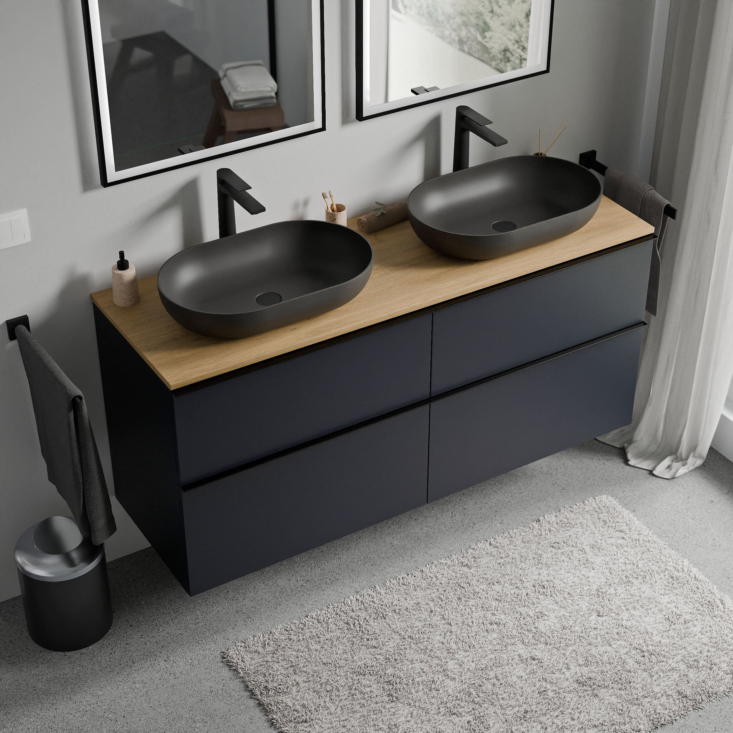 Szafka pod umywalkę nablatową LAVOA 120 cm - Image 41