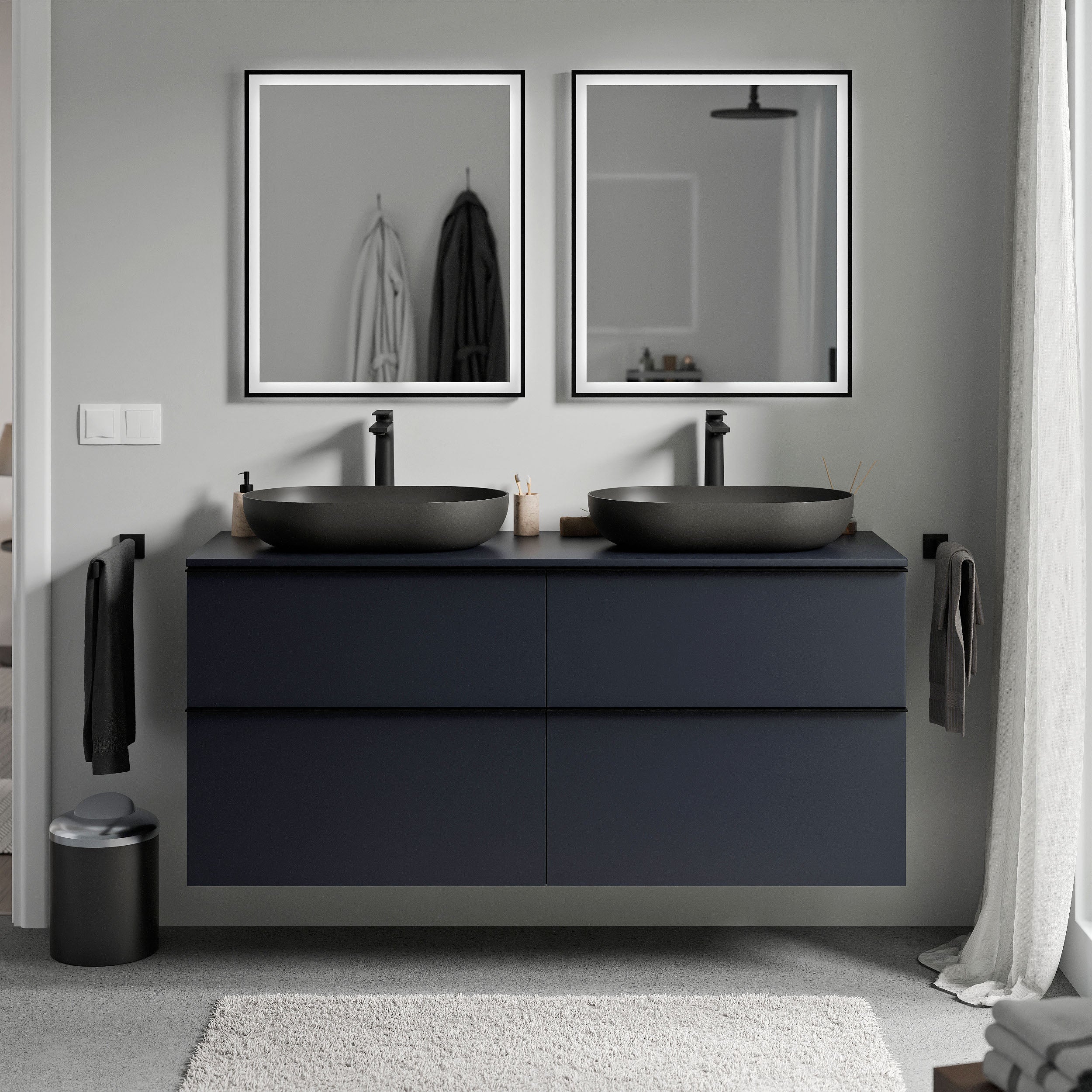 Szafka pod umywalkę nablatową LAVOA 120 cm - Image 43