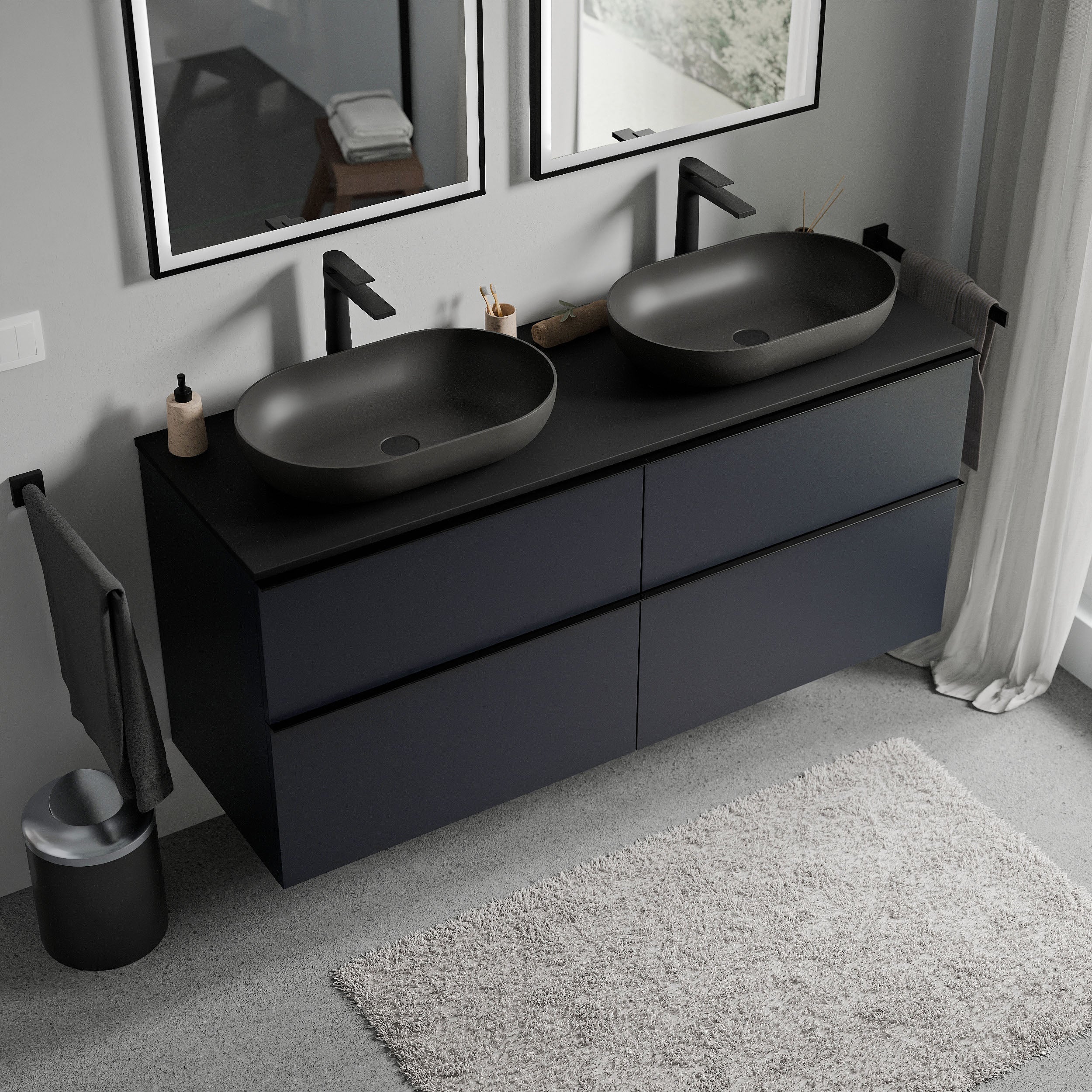 Szafka pod umywalkę nablatową LAVOA 120 cm - Image 47