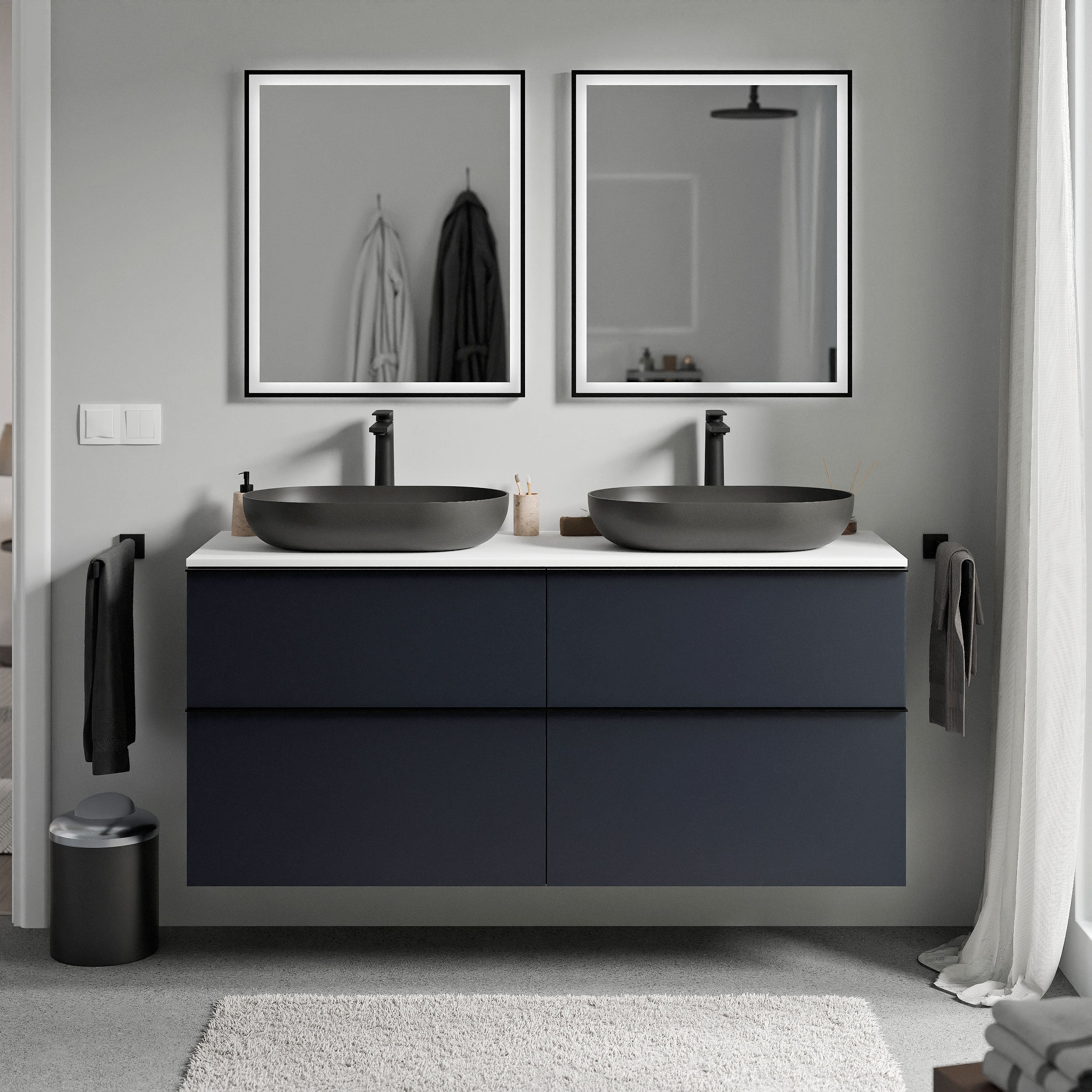 Szafka pod umywalkę nablatową LAVOA 120 cm - Image 49