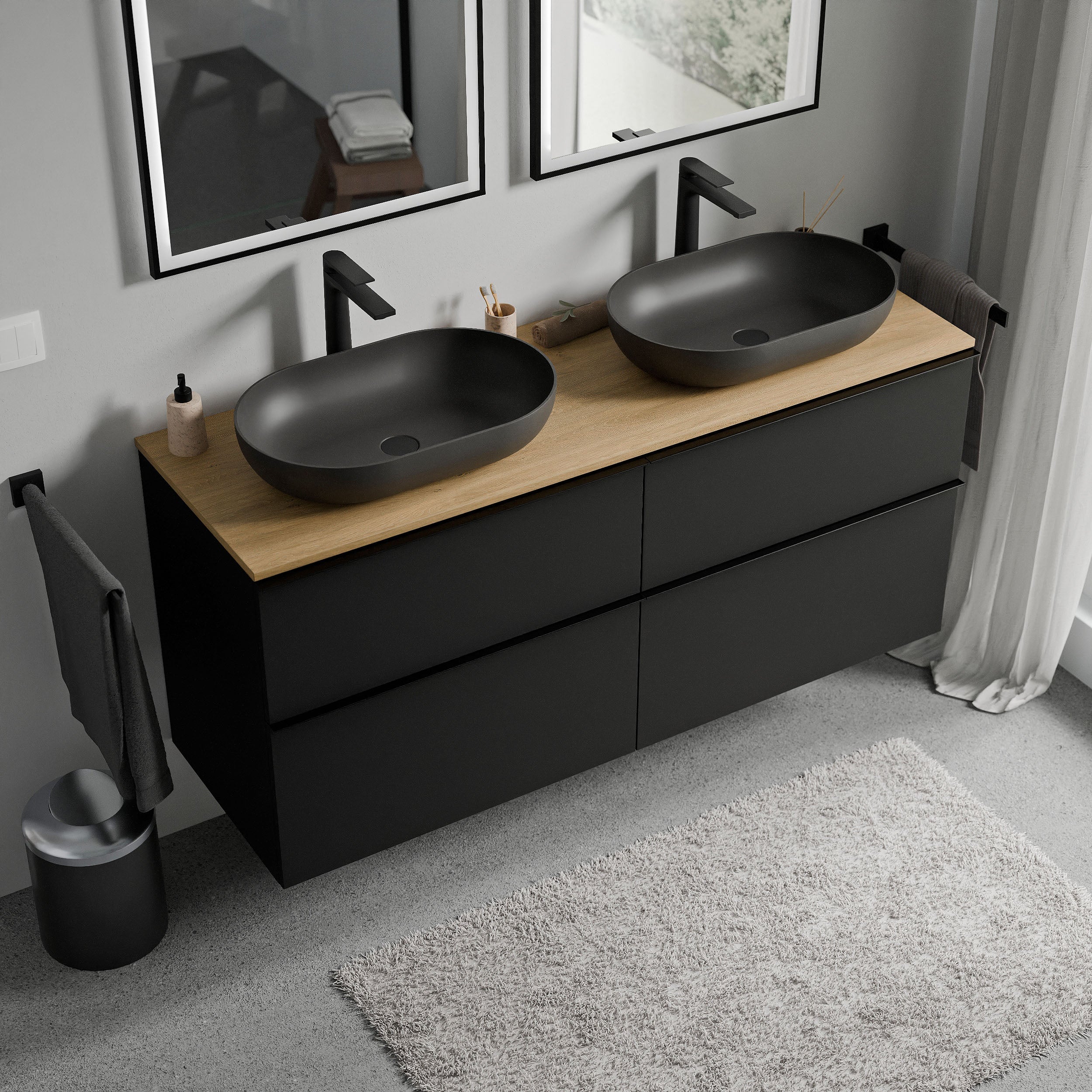 Szafka pod umywalkę nablatową LAVOA 120 cm - Image 59