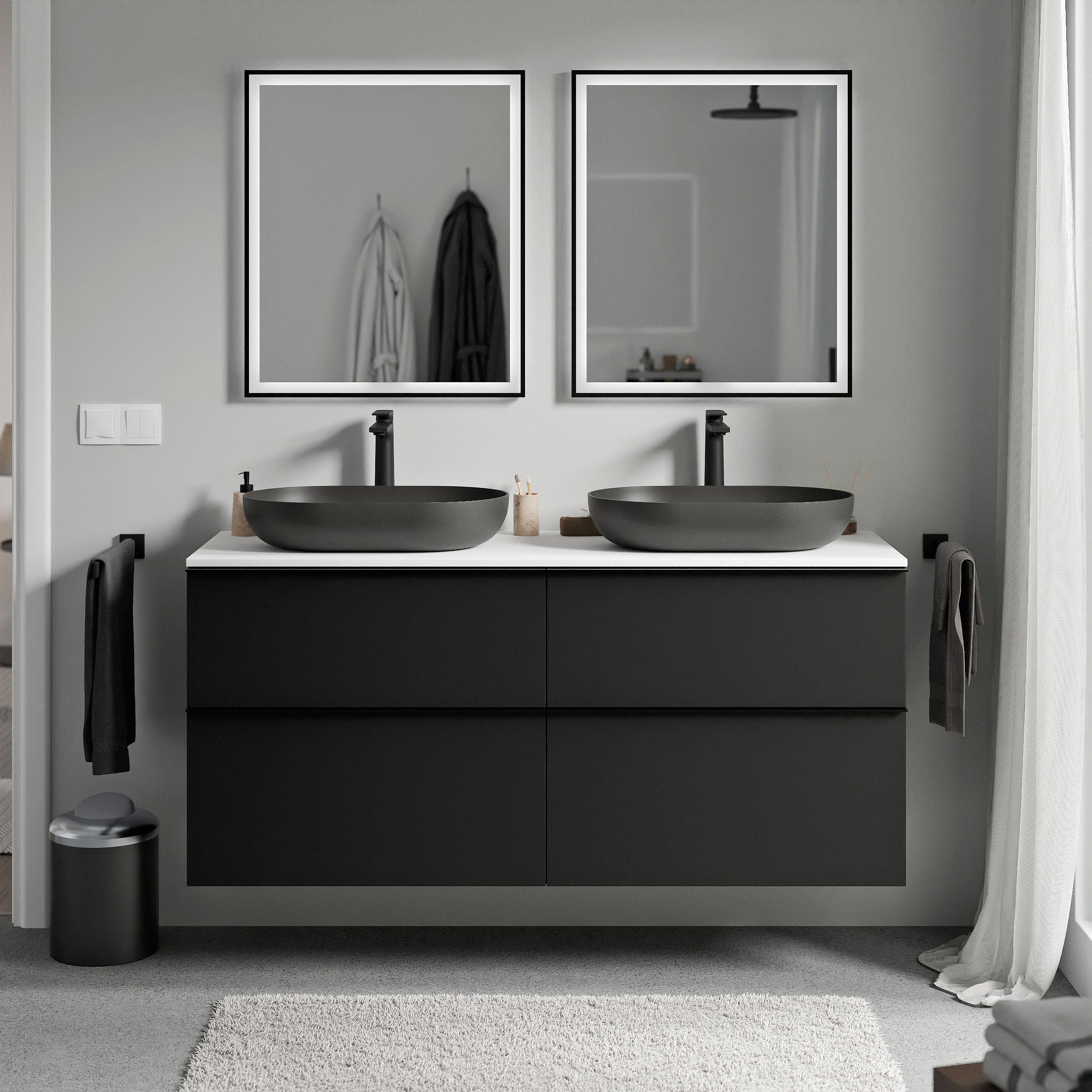 Szafka pod umywalkę nablatową LAVOA 120 cm - Image 67