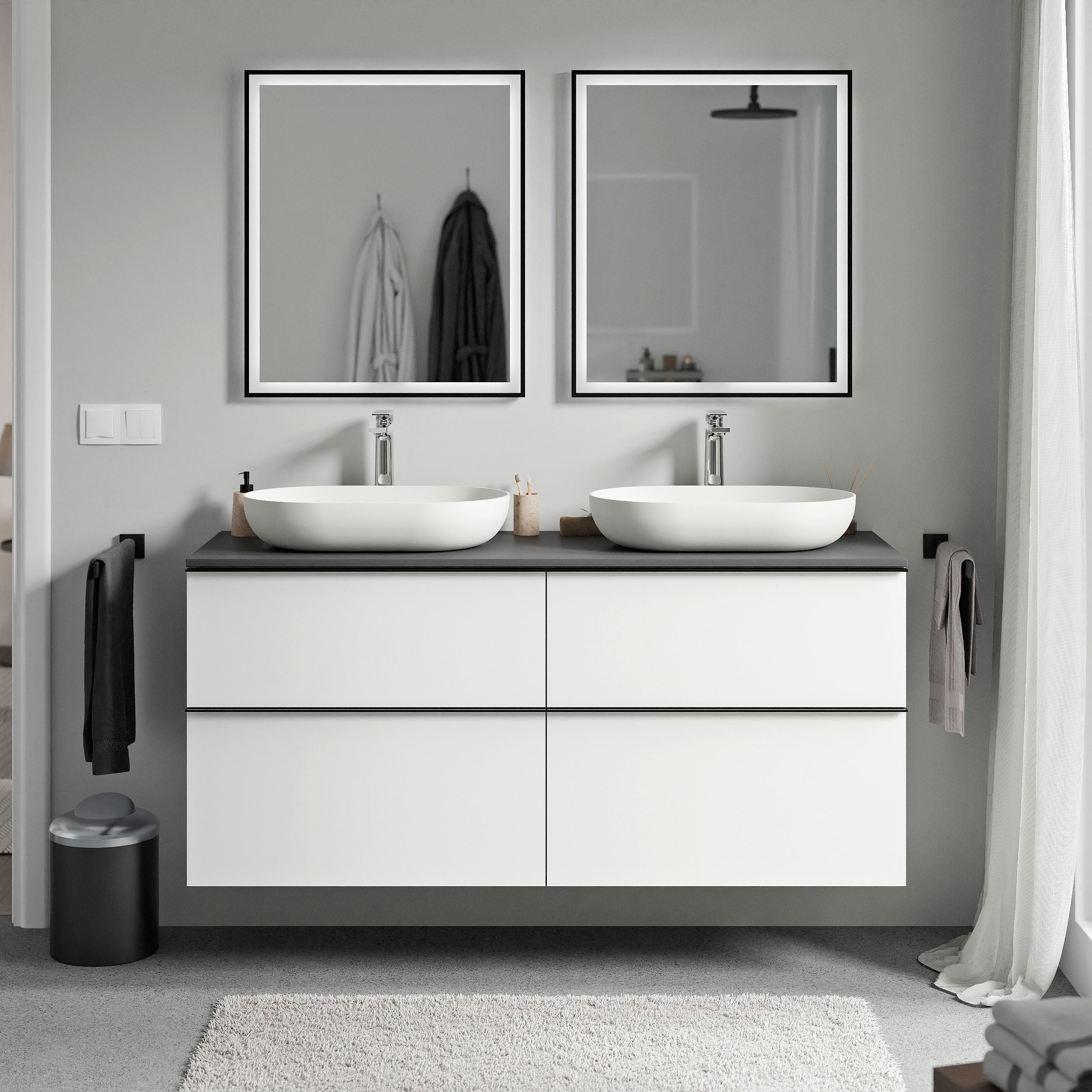 Szafka pod umywalkę nablatową LAVOA 120 cm - Image 73