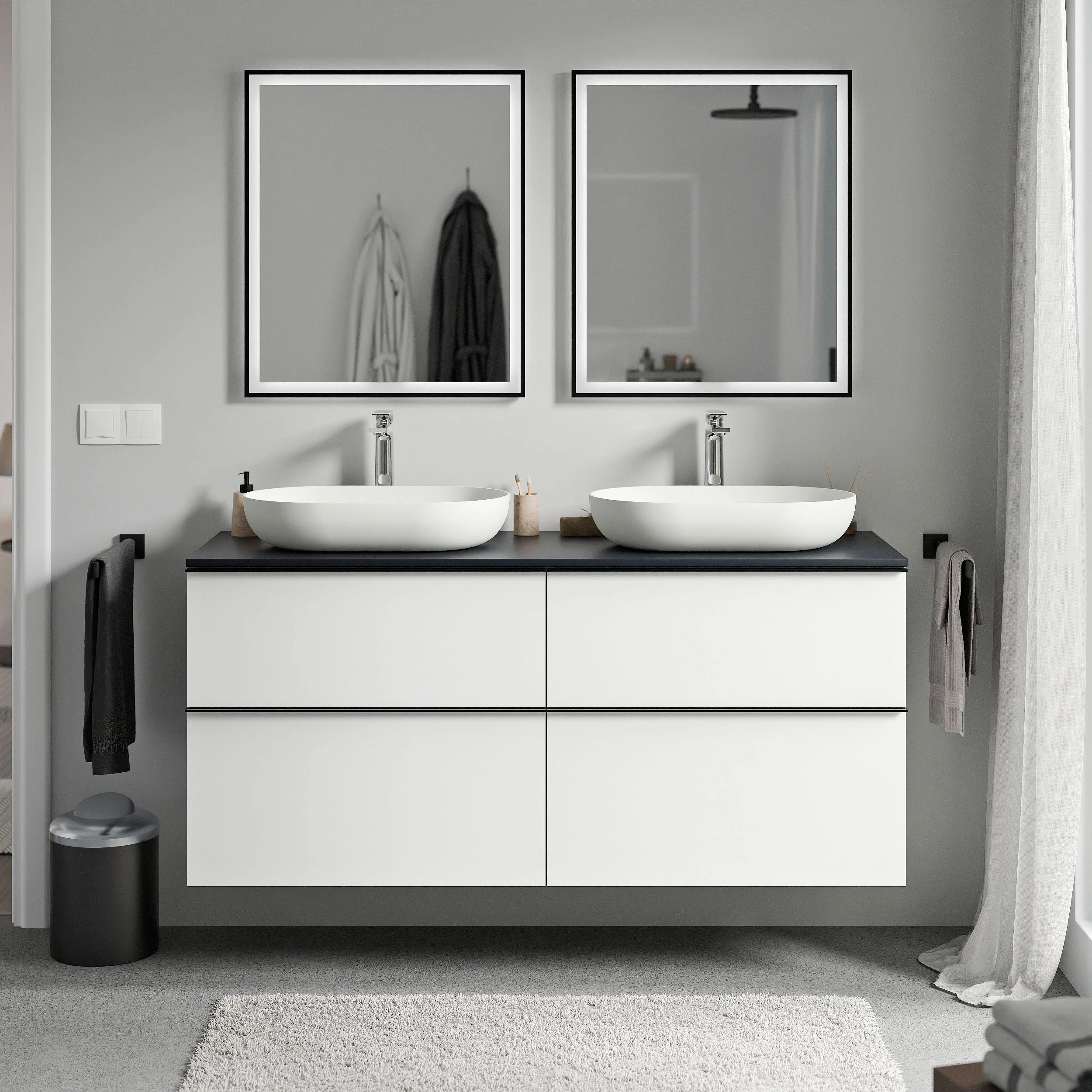 Szafka pod umywalkę nablatową LAVOA 120 cm - Image 79