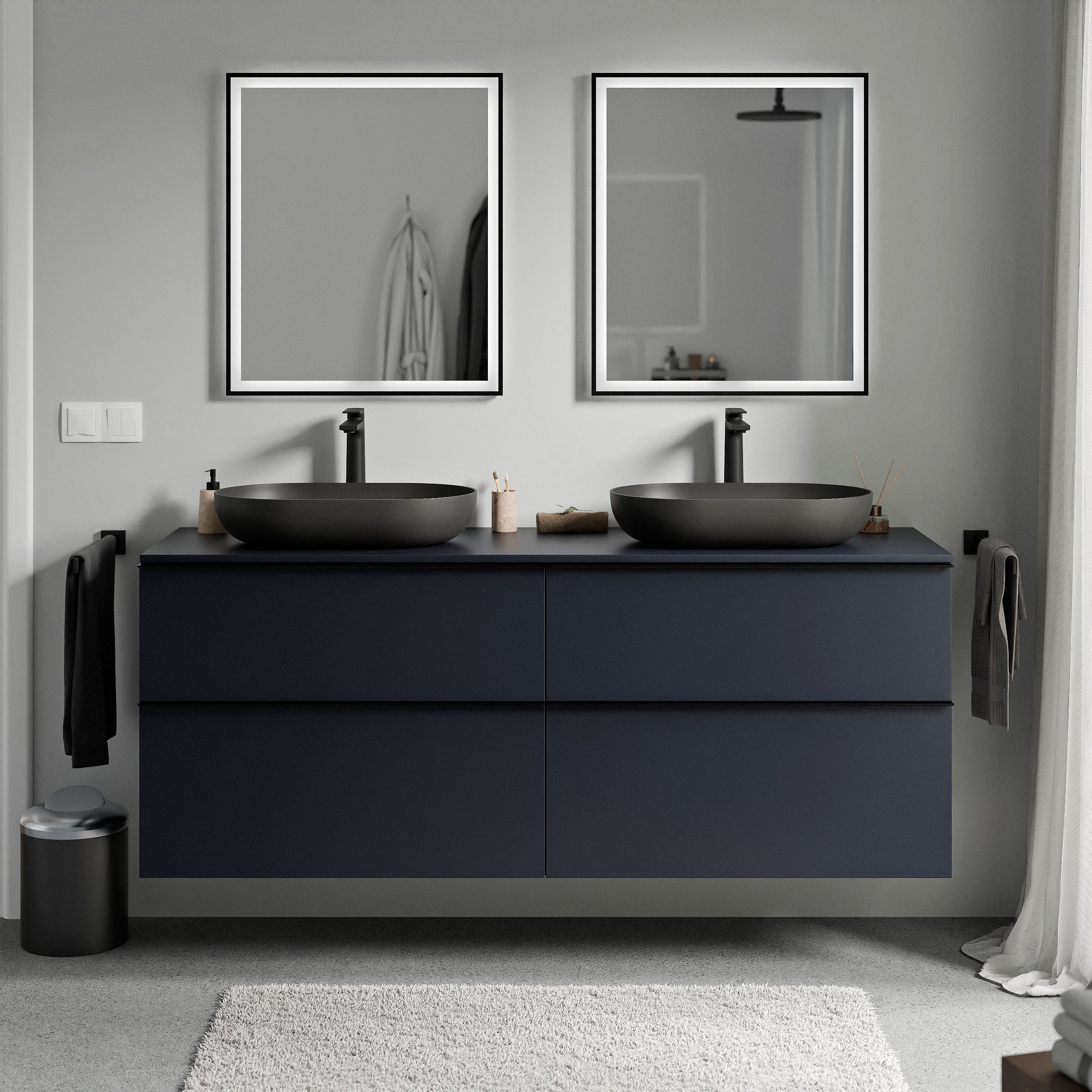 Szafka pod umywalkę nablatową LAVOA 160 cm - Image 37