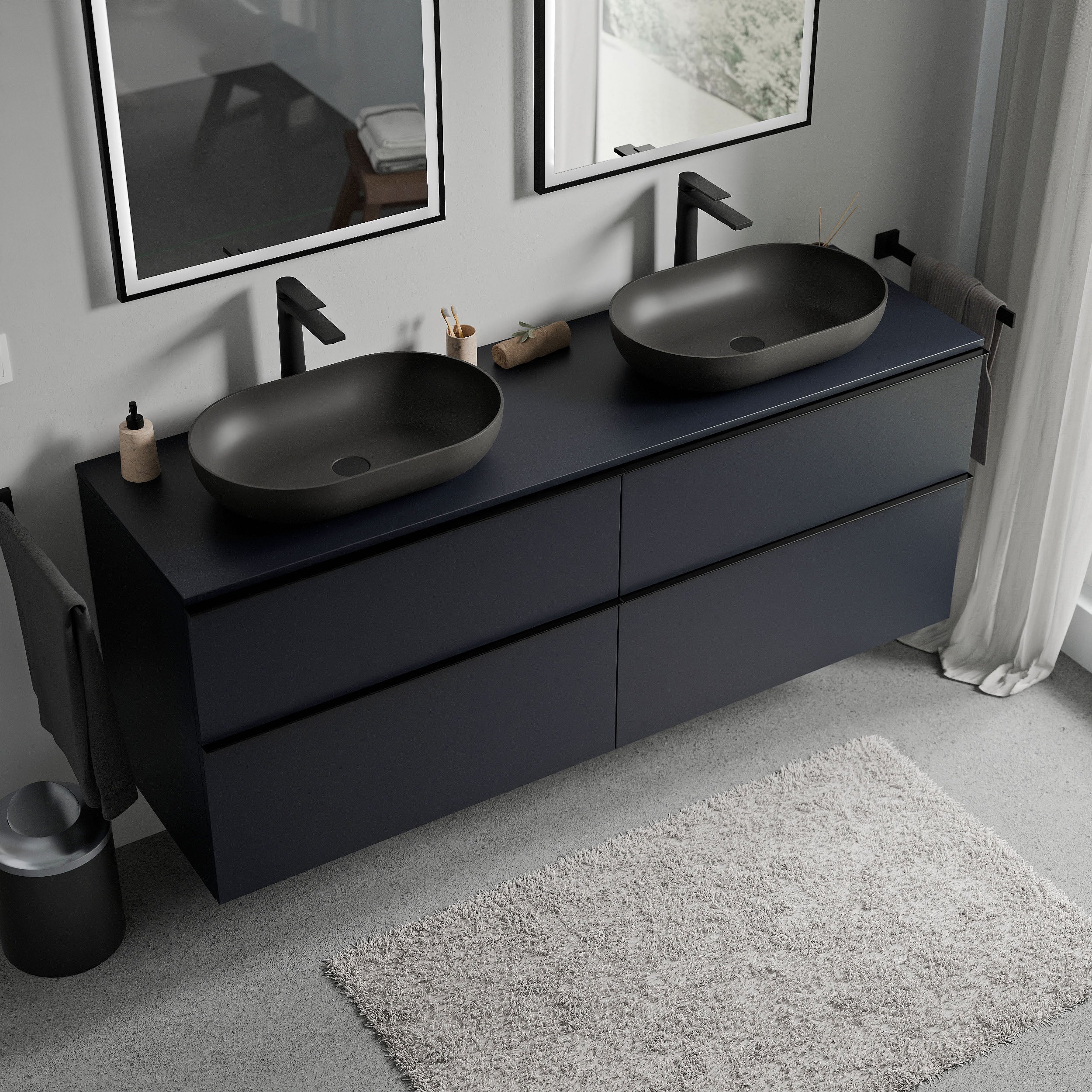 Szafka pod umywalkę nablatową LAVOA 160 cm - Image 38