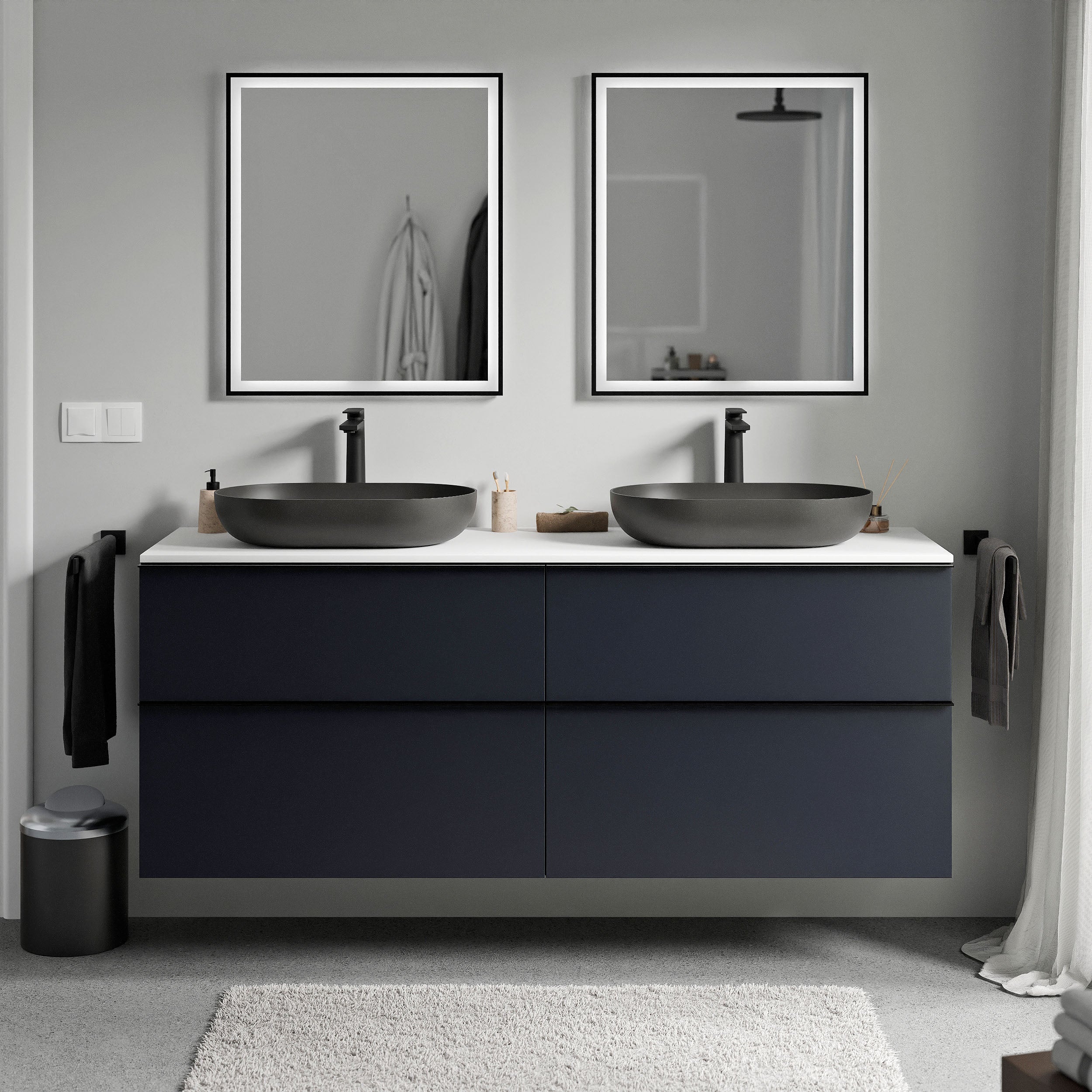 Szafka pod umywalkę nablatową LAVOA 160 cm - Image 43