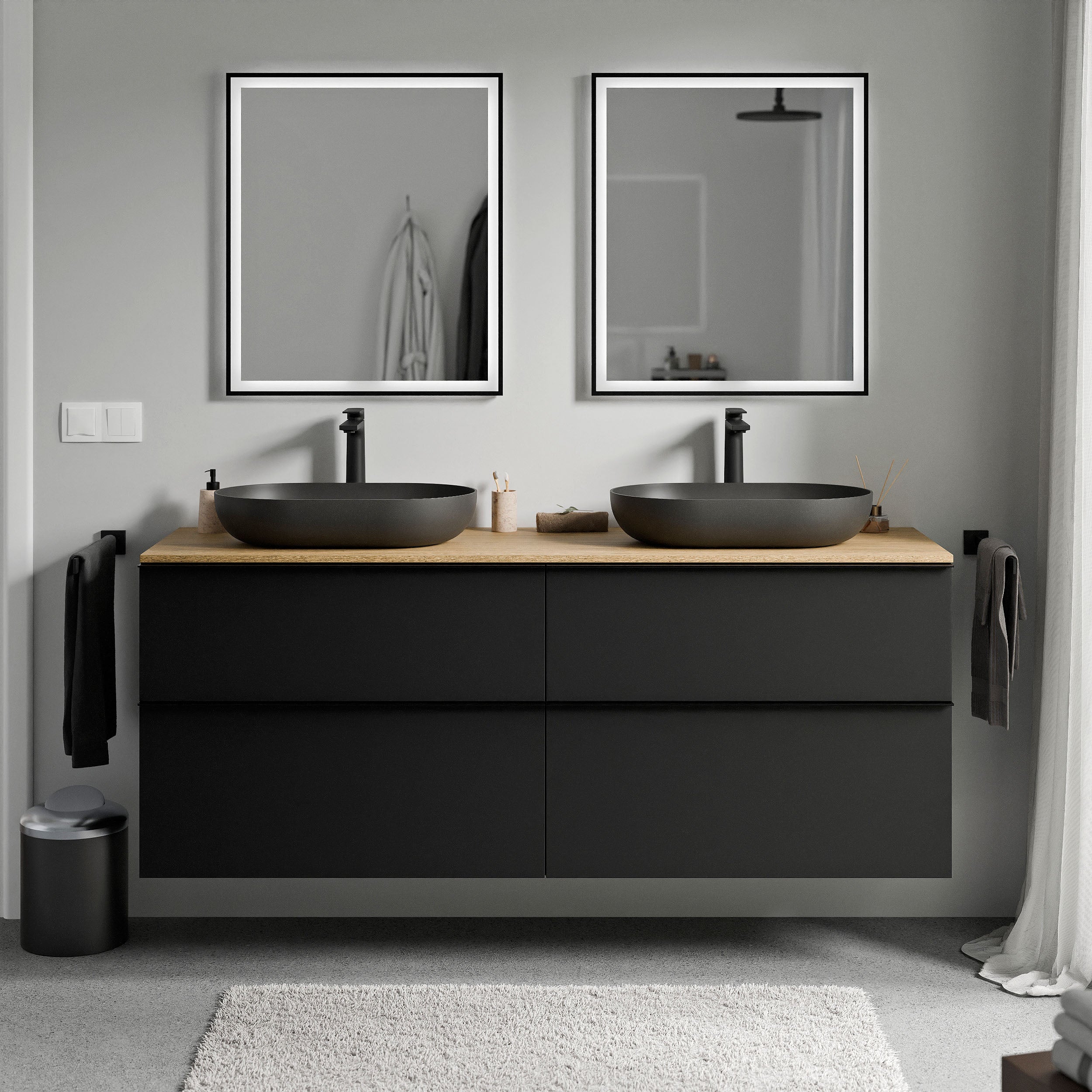 Szafka pod umywalkę nablatową LAVOA 160 cm - Image 49