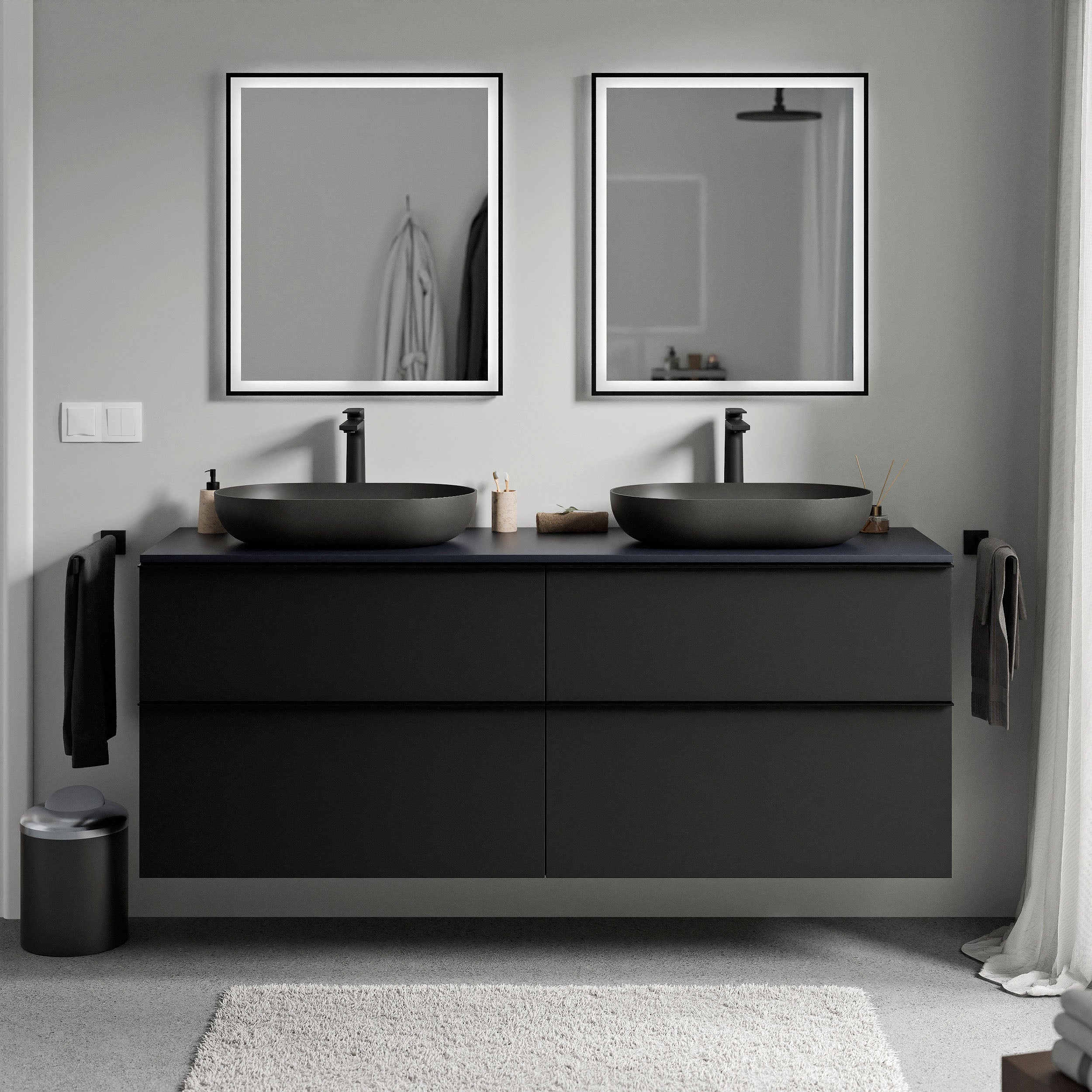Szafka pod umywalkę nablatową LAVOA 160 cm - Image 52