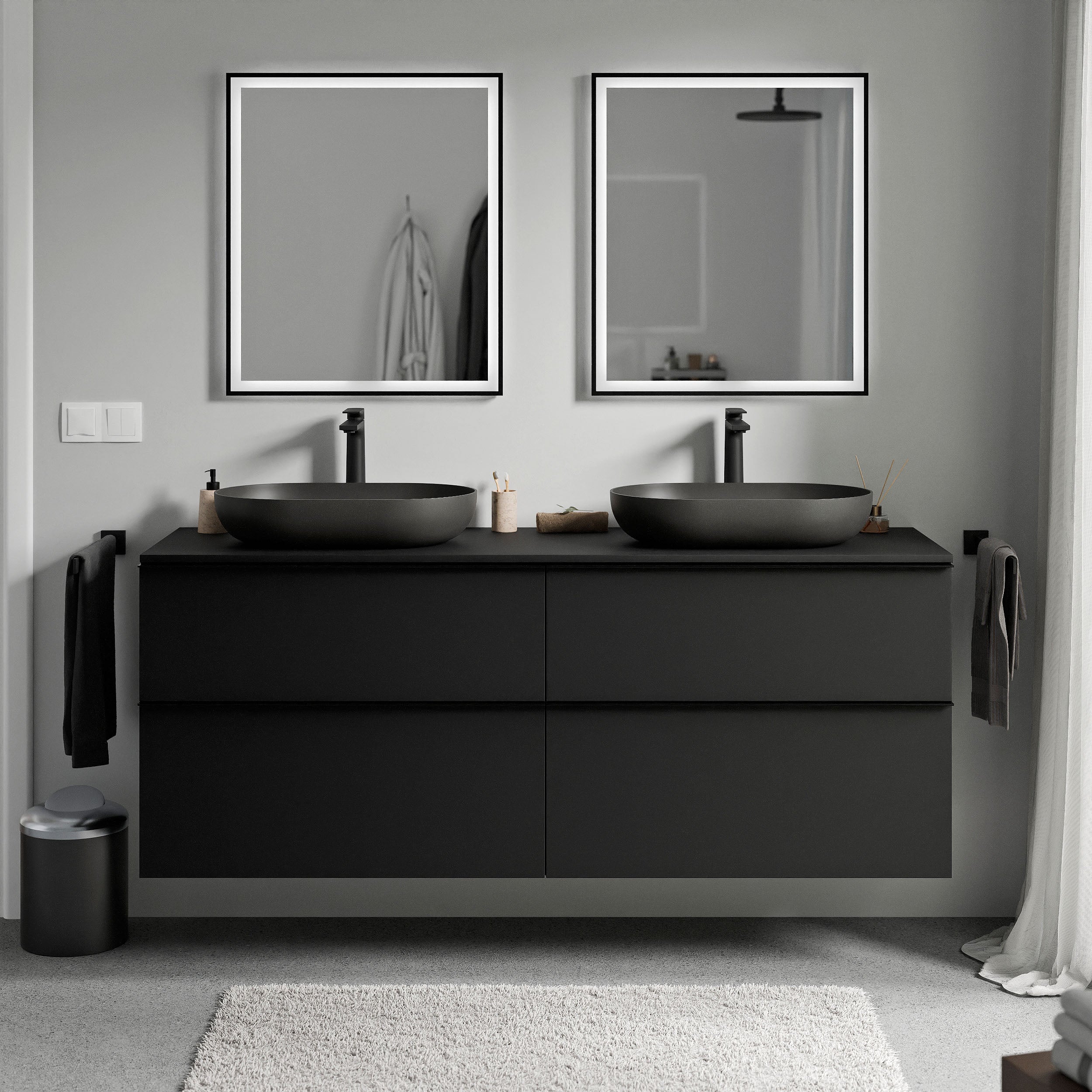 Szafka pod umywalkę nablatową LAVOA 160 cm - Image 55