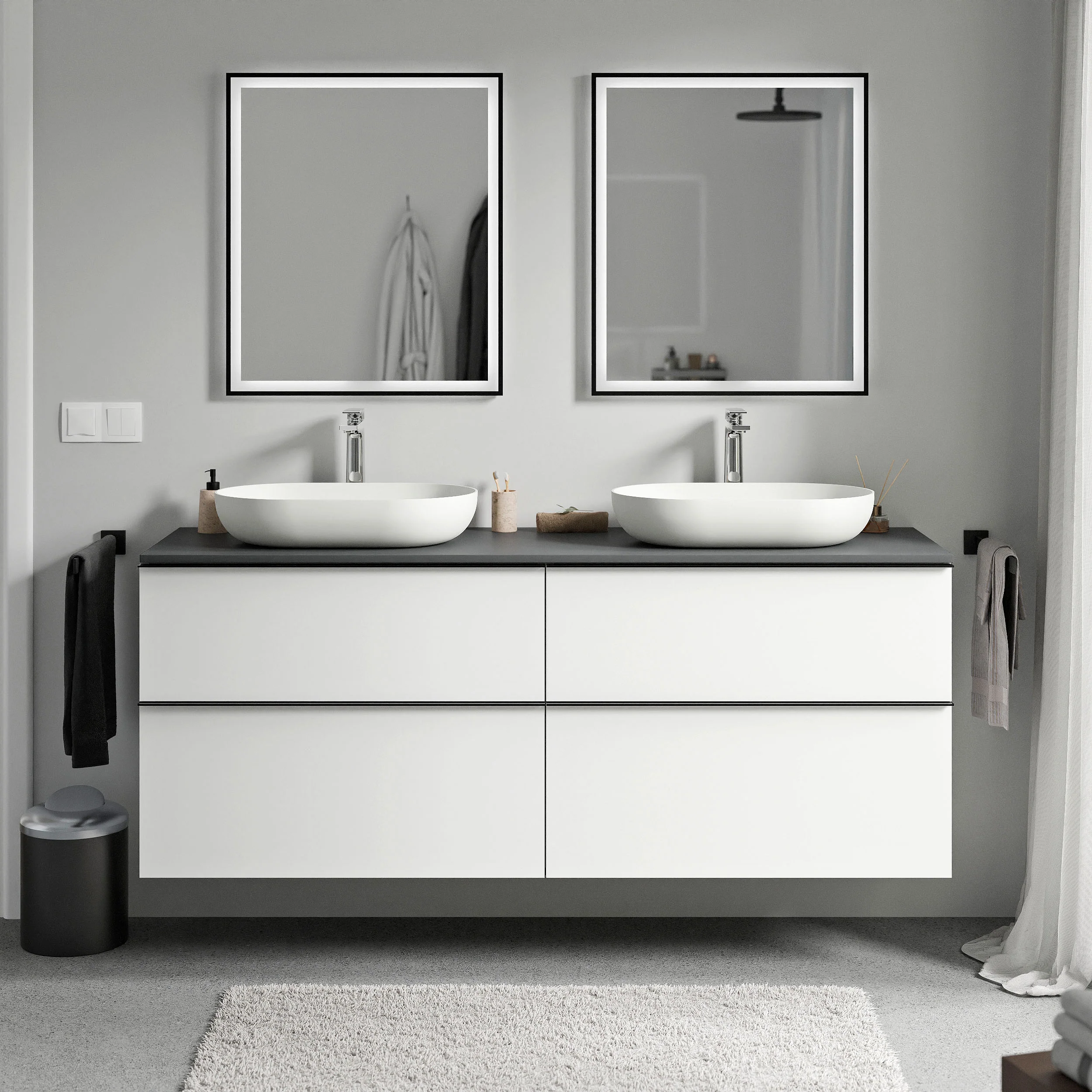 Szafka pod umywalkę nablatową LAVOA 160 cm - Image 61