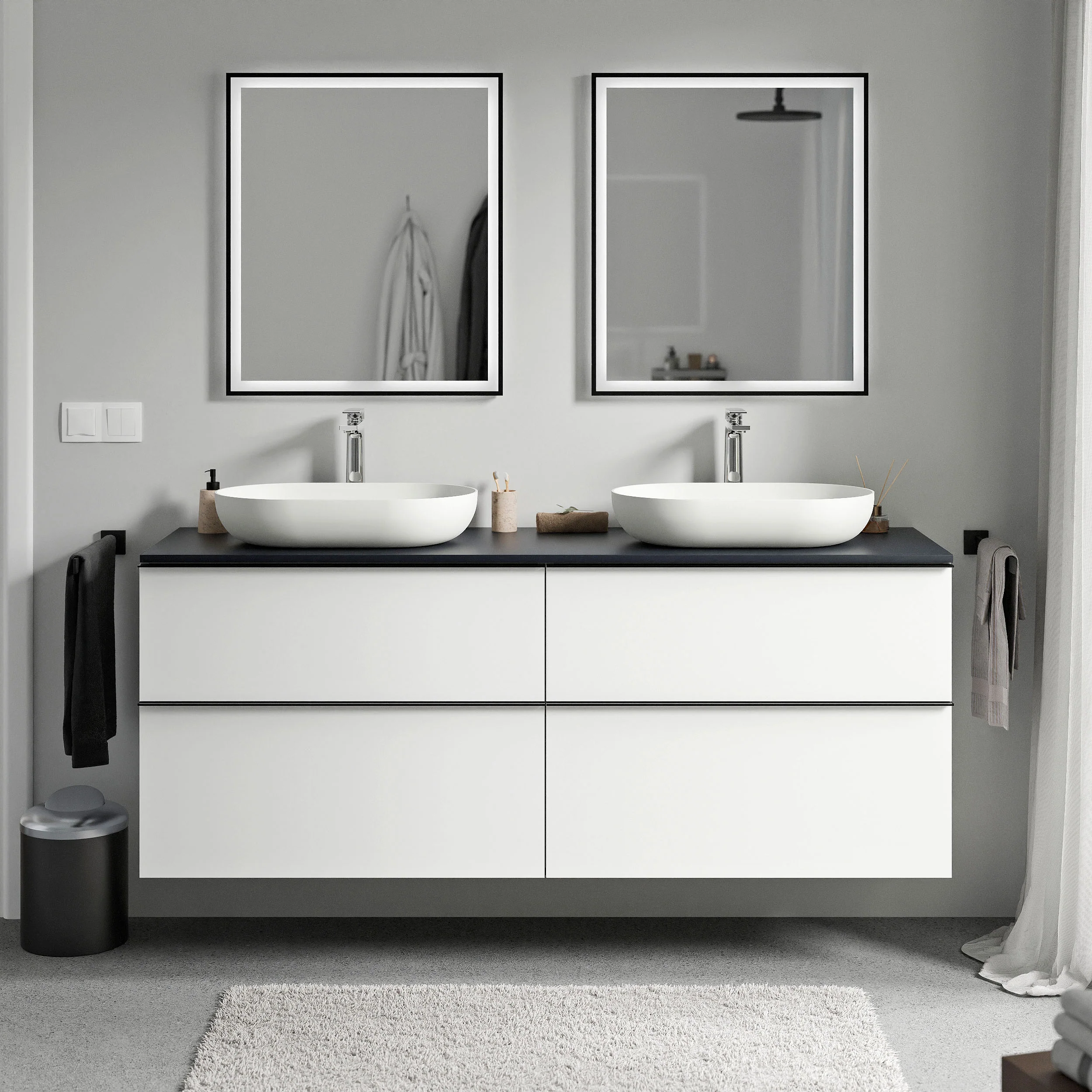 Szafka pod umywalkę nablatową LAVOA 160 cm - Image 67