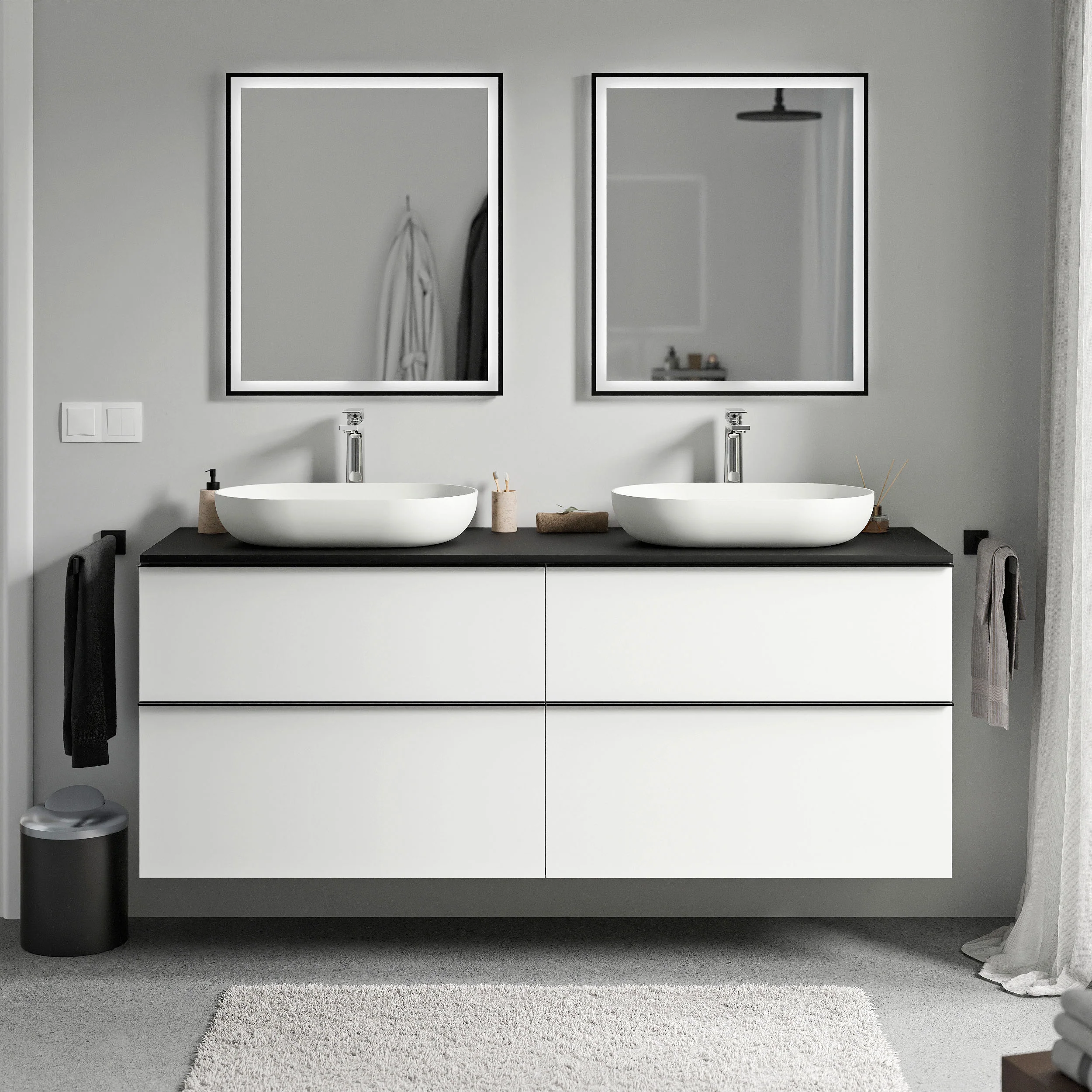 Szafka pod umywalkę nablatową LAVOA 160 cm - Image 70