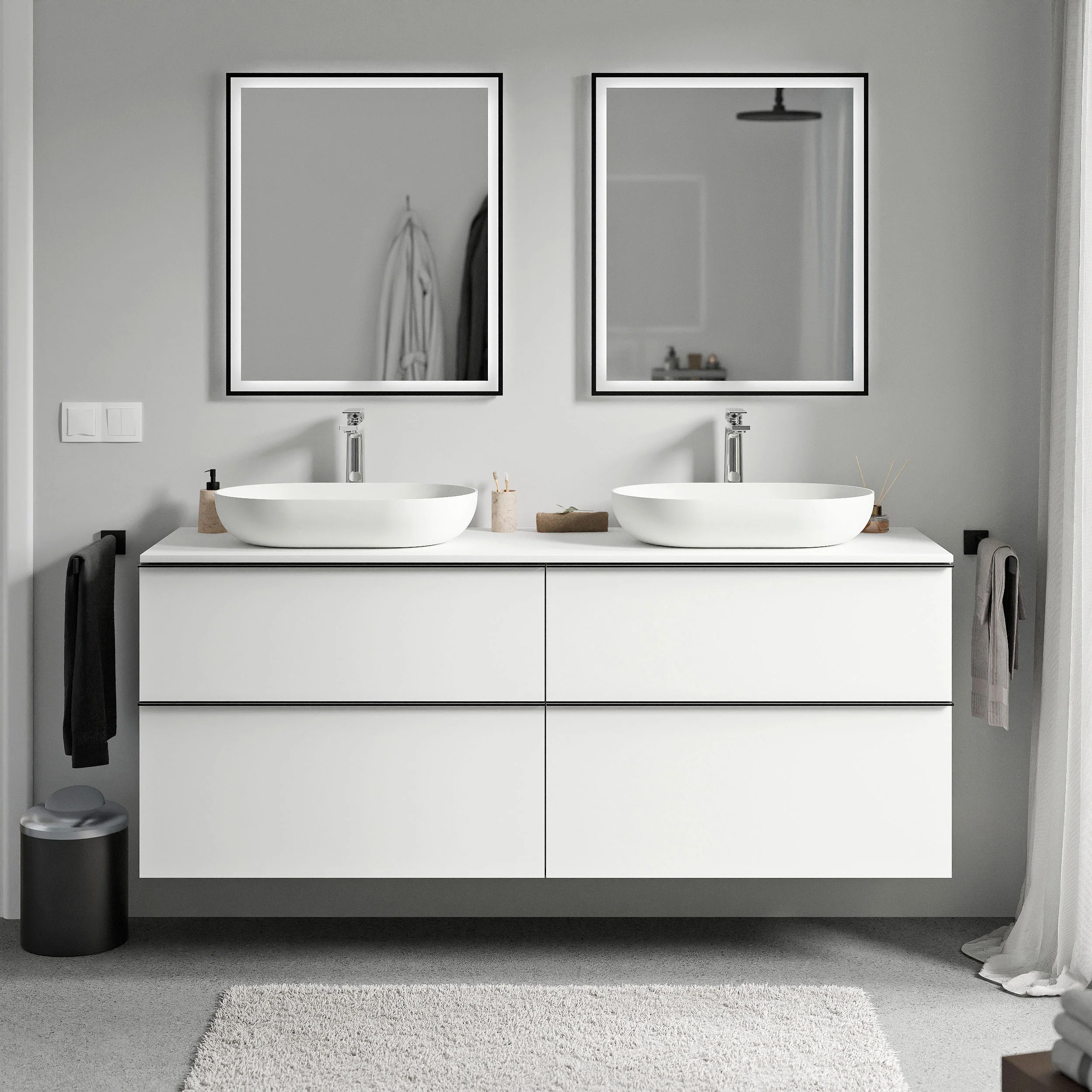 Szafka pod umywalkę nablatową LAVOA 160 cm - Image 73