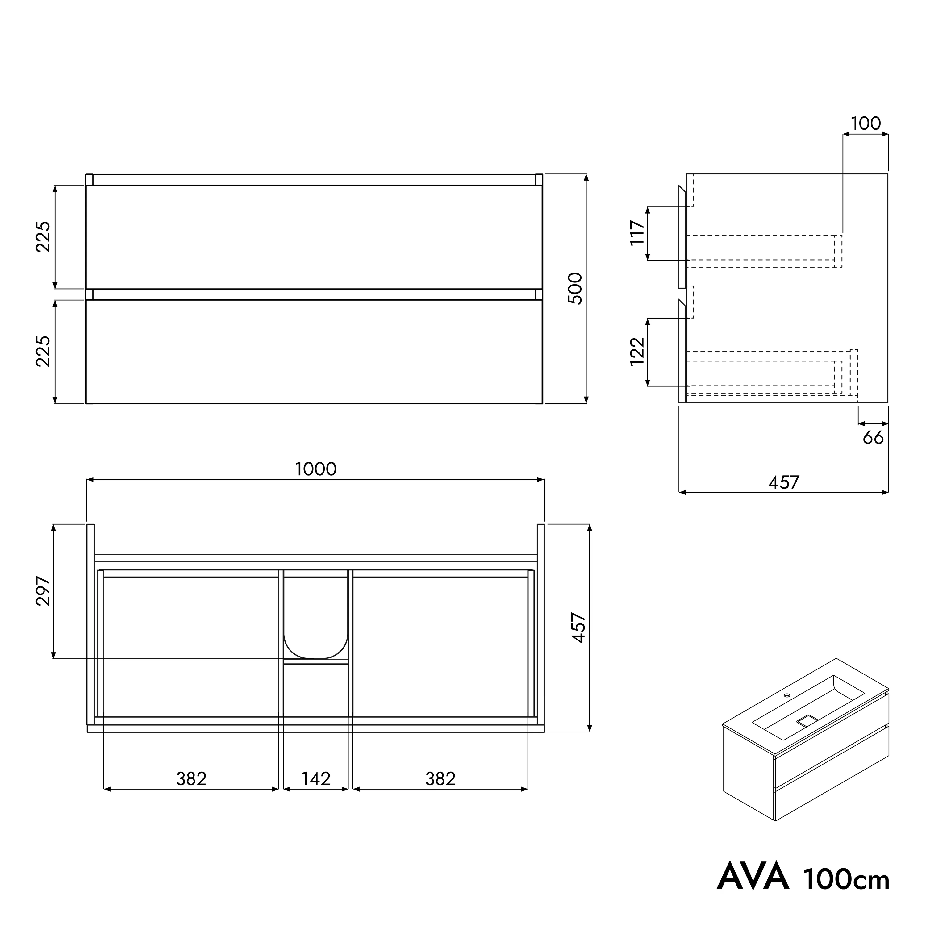 Szafka podumywalkowa AVA 100 cm - Image 47
