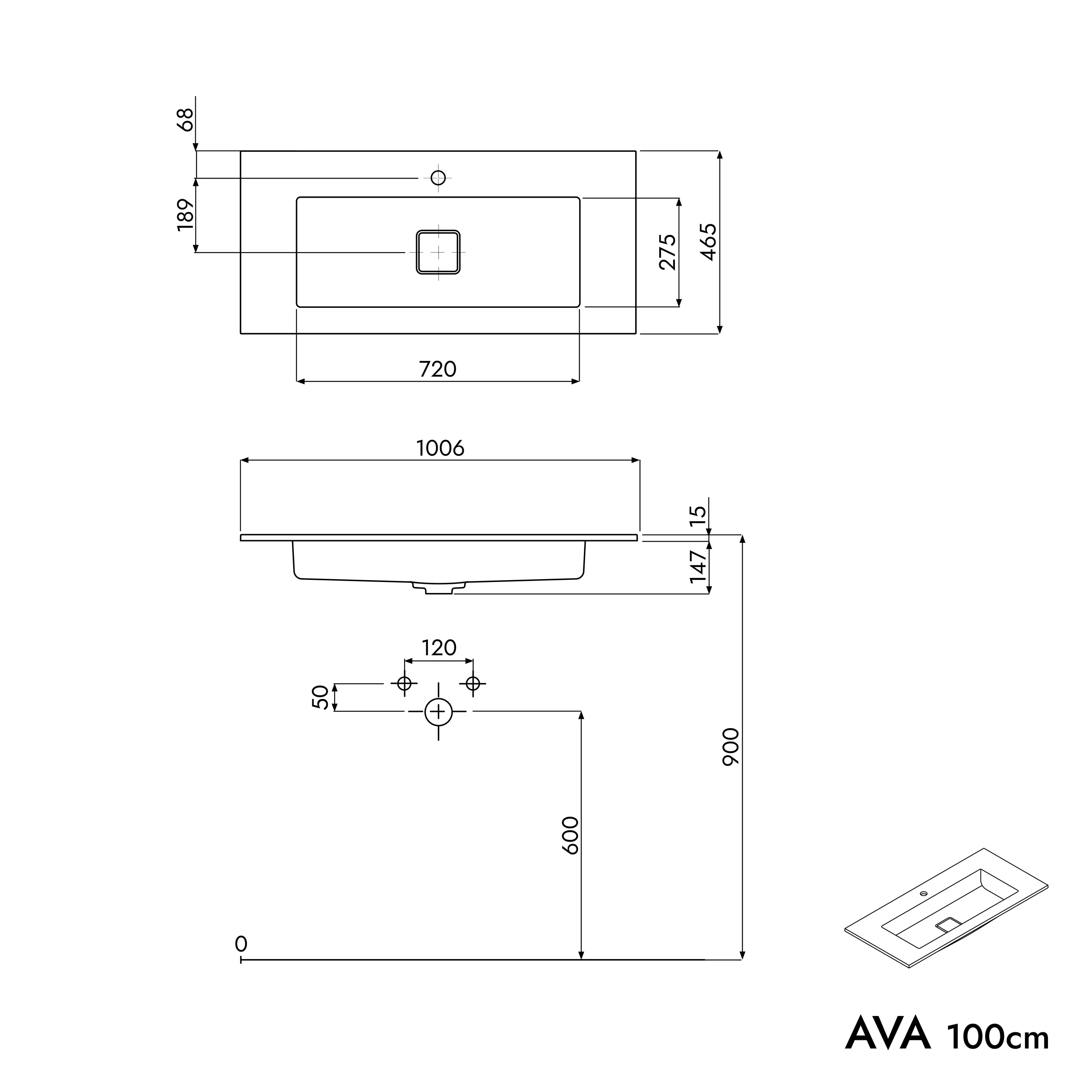 Szafka podumywalkowa AVA 100 cm - Image 48