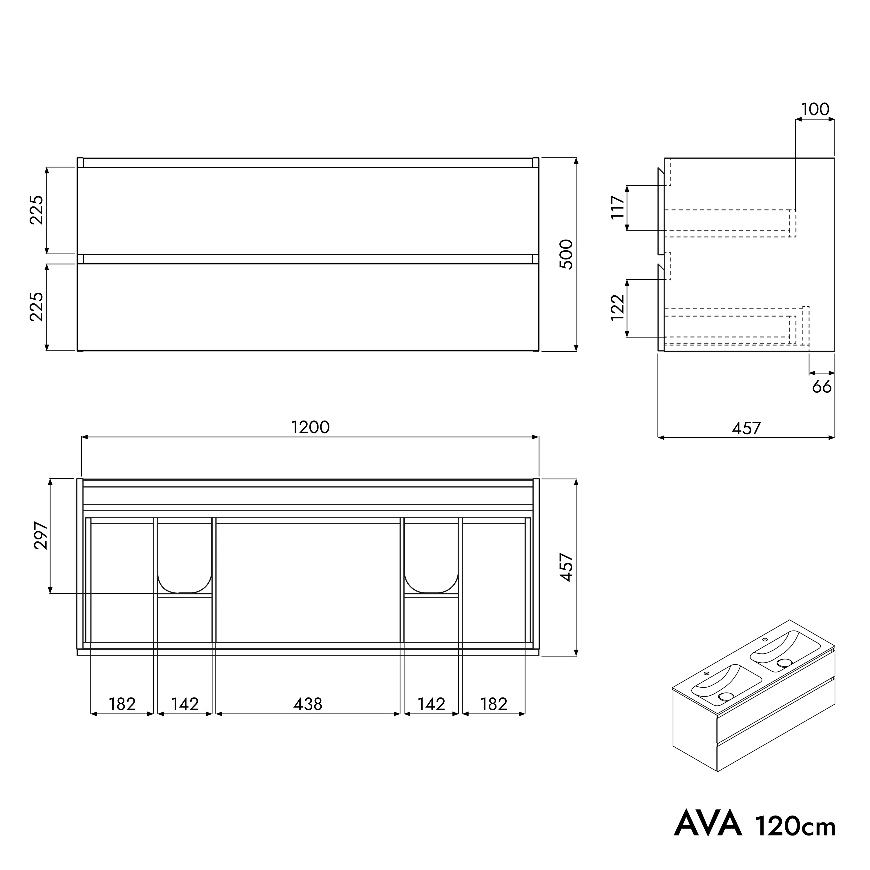 Szafka podumywalkowa AVA 120 cm - Image 47