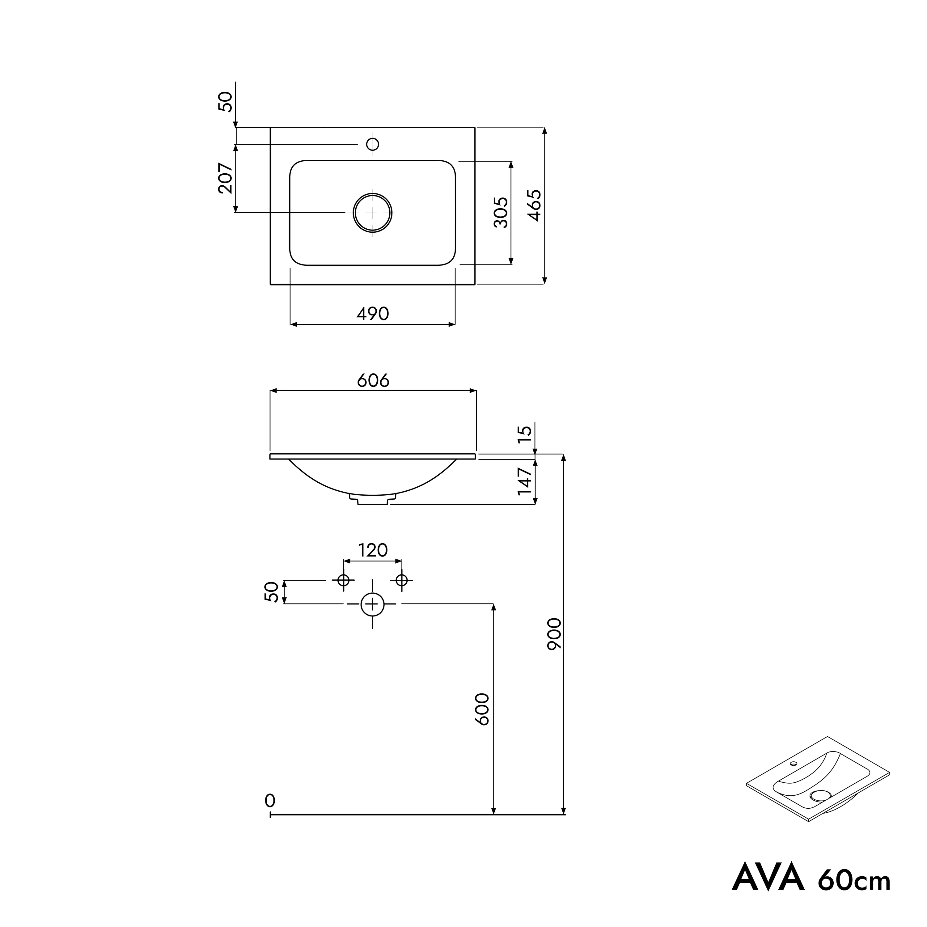 Szafka podumywalkowa AVA 60 cm - Image 48