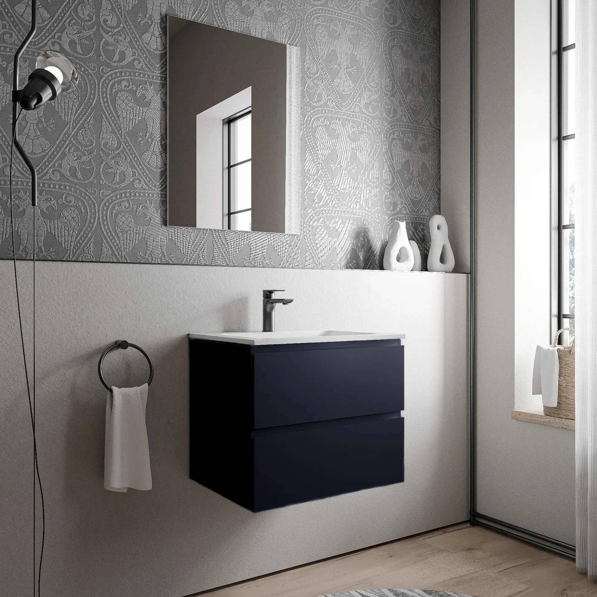 Szafka łazienkowa z umywalką AVA 60 cm - Image 33