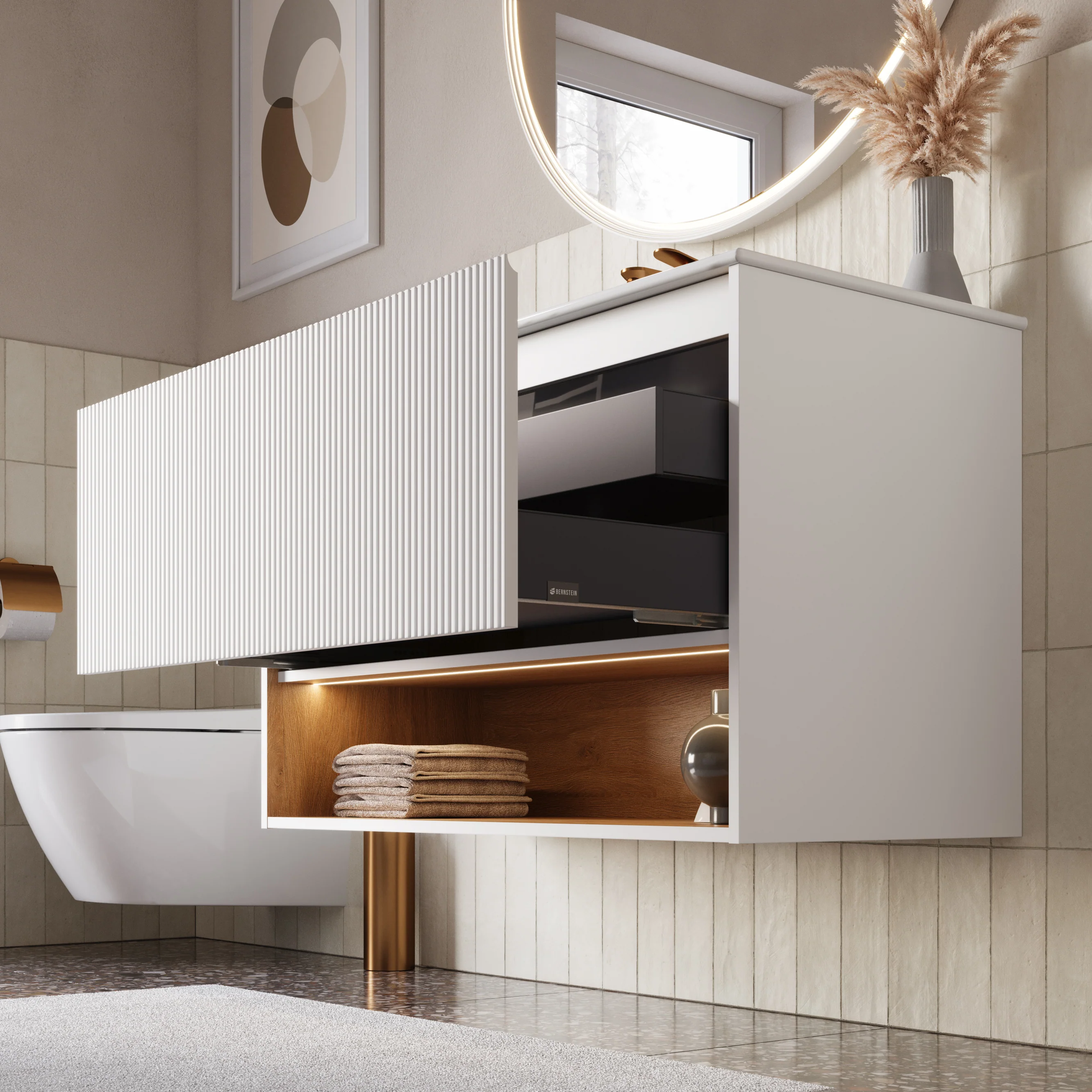 Szafka podumywalkowa BELDIVO 100 cm z umywalką ceramiczną Duravit - Image 24