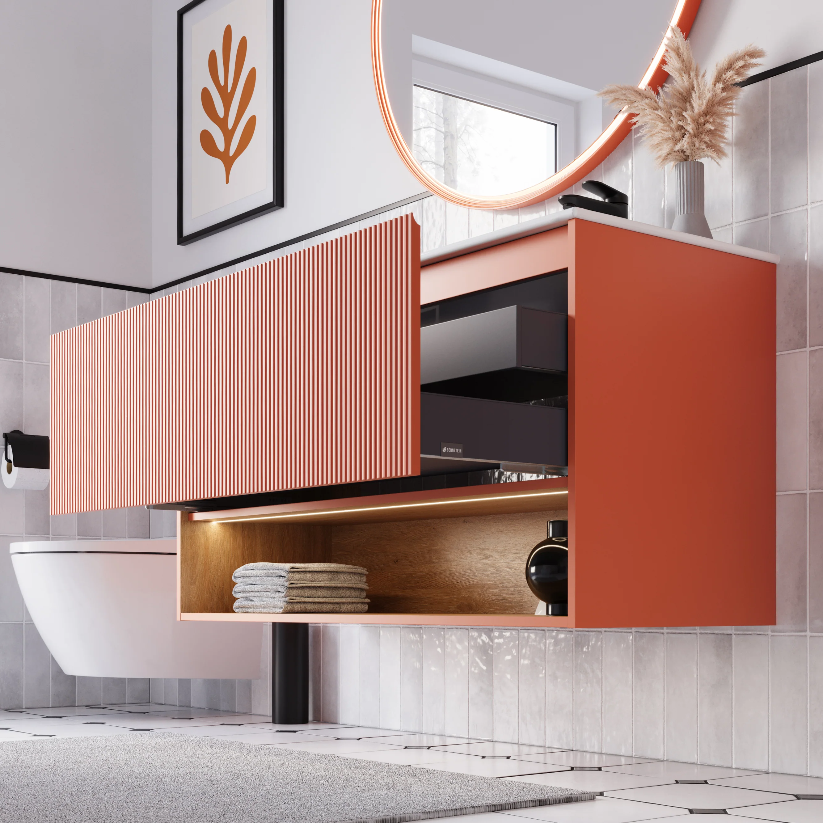 Szafka podumywalkowa BELDIVO 120 cm z umywalką ceramiczną Duravit - Image 34