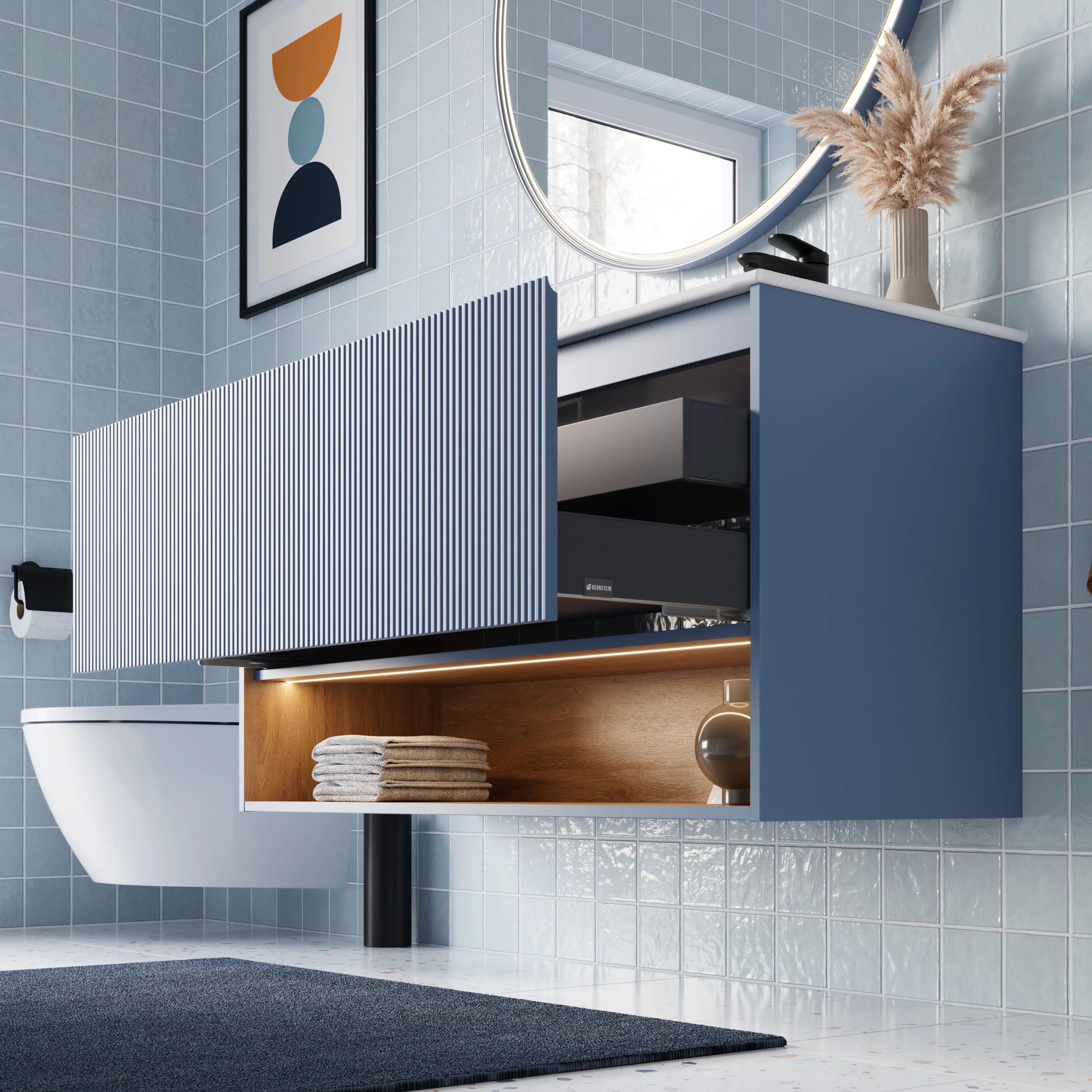 Szafka podumywalkowa BELDIVO 120 cm z umywalką ceramiczną Duravit - Image 38
