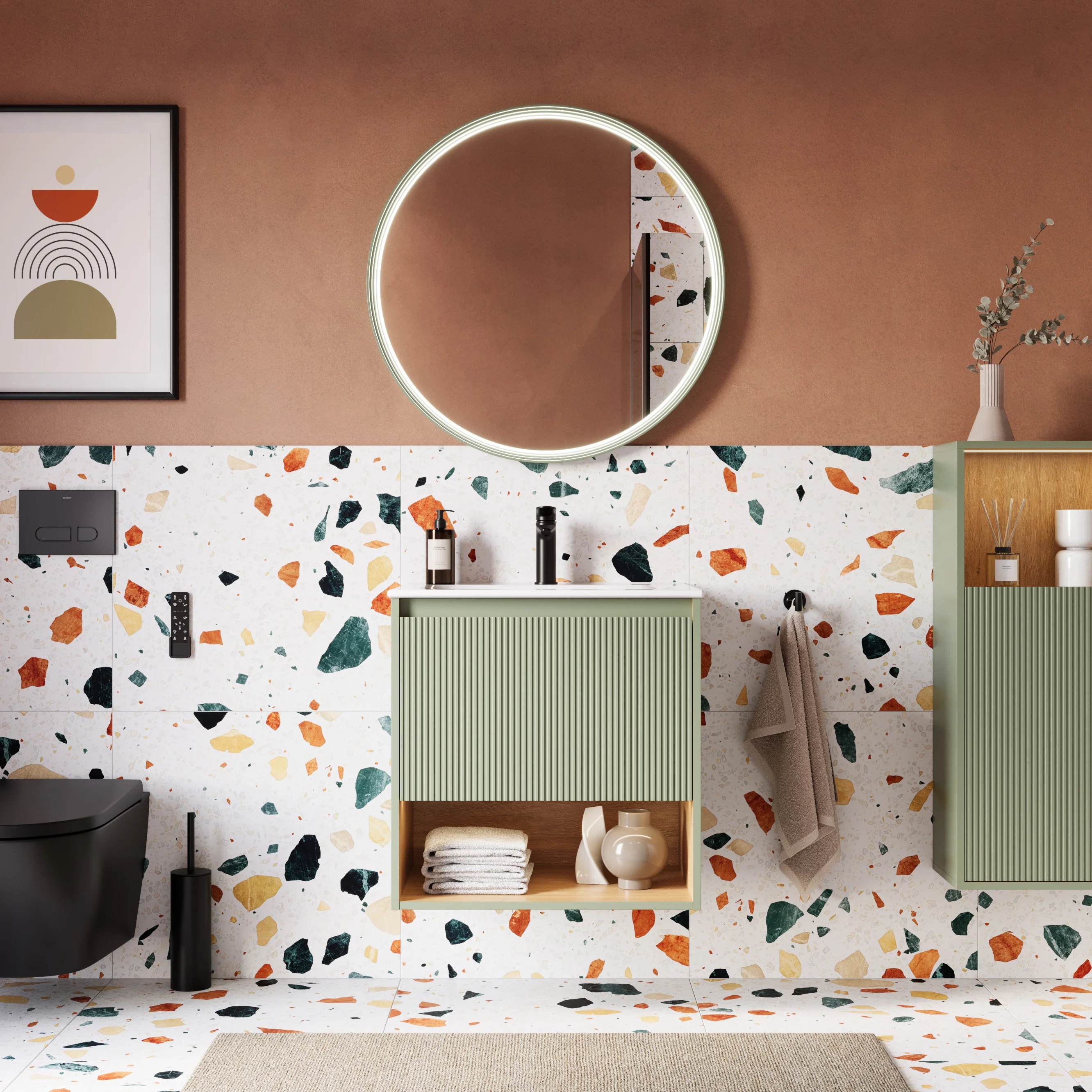 Szafka podumywalkowa BELDIVO 60 cm z umywalką ceramiczną Duravit - Image 13