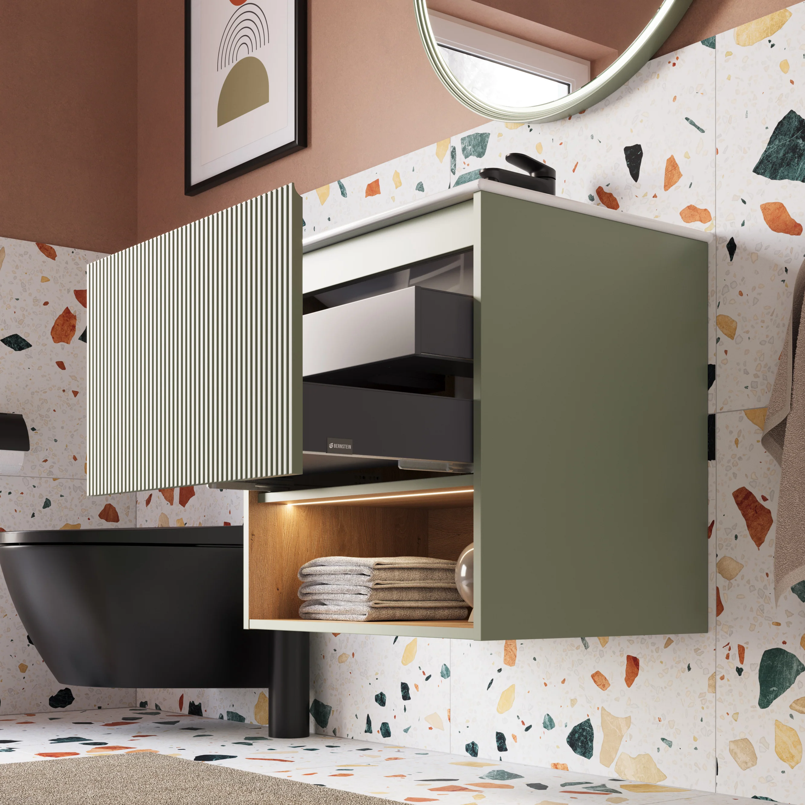 Szafka podumywalkowa BELDIVO 60 cm z umywalką ceramiczną Duravit - Image 16