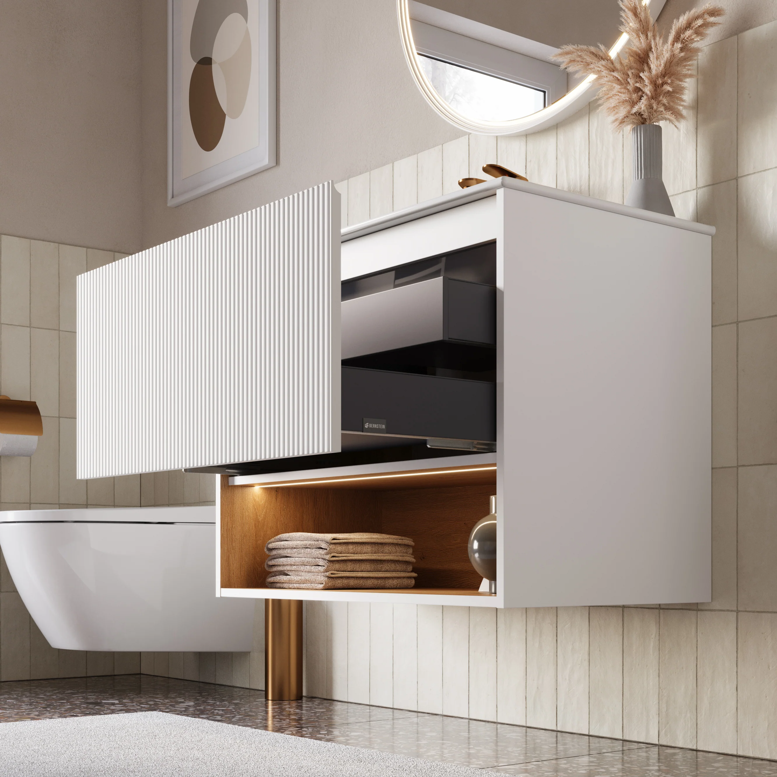 Szafka podumywalkowa BELDIVO 80 cm z umywalką ceramiczną Duravit - Image 24