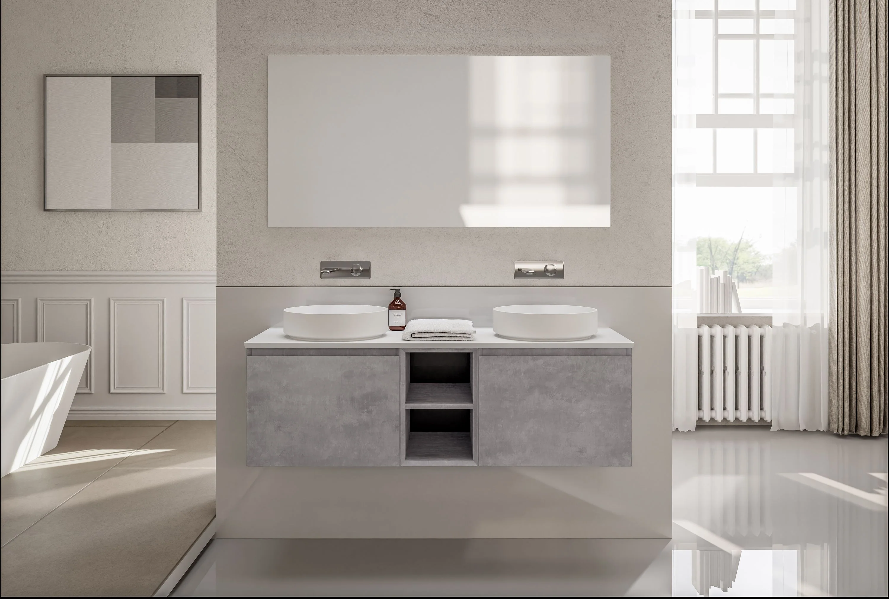Szafka pod umywalkę Inalco 1500 - Image 3