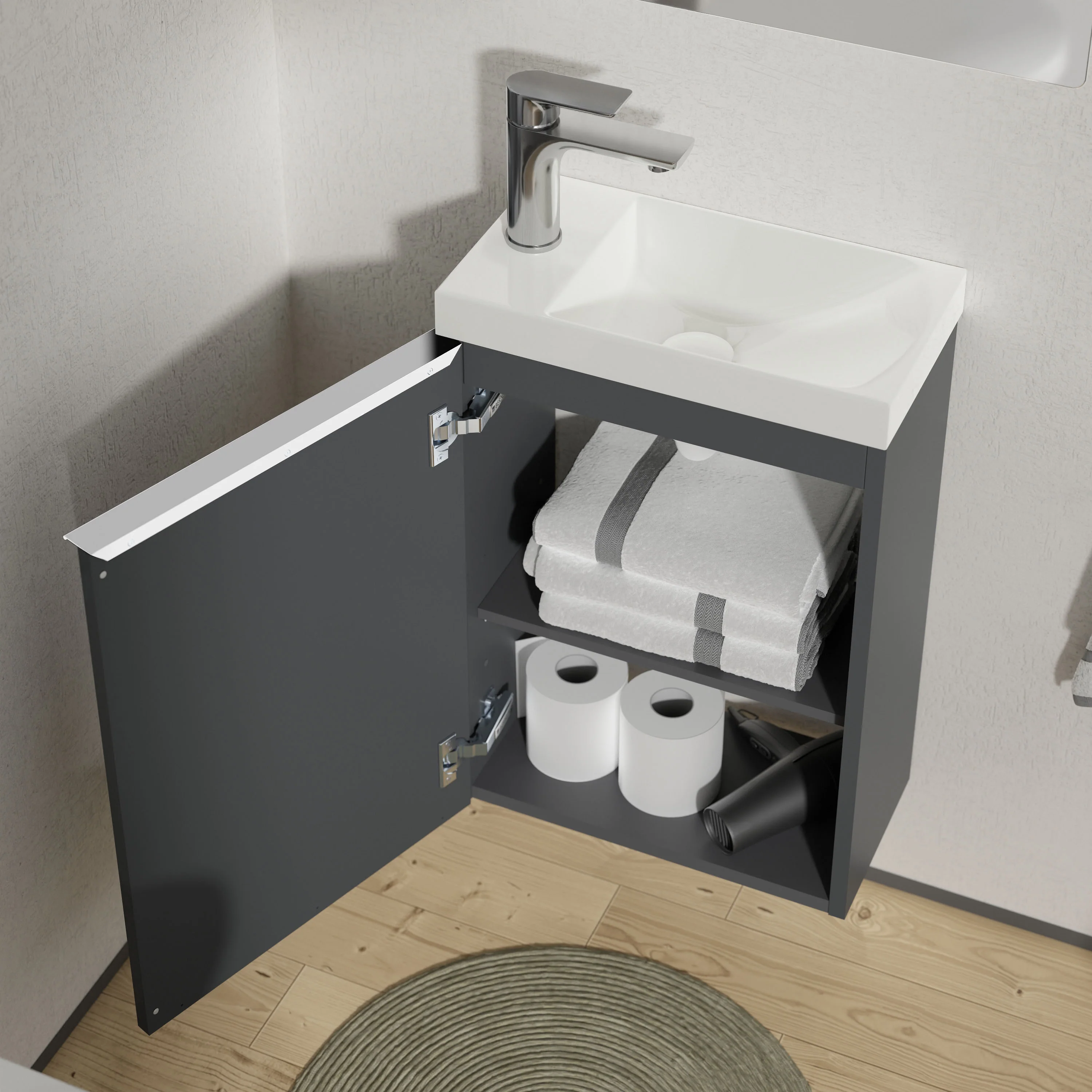 Szafka pod umywalkę LAVOA 40 cm - Image 6