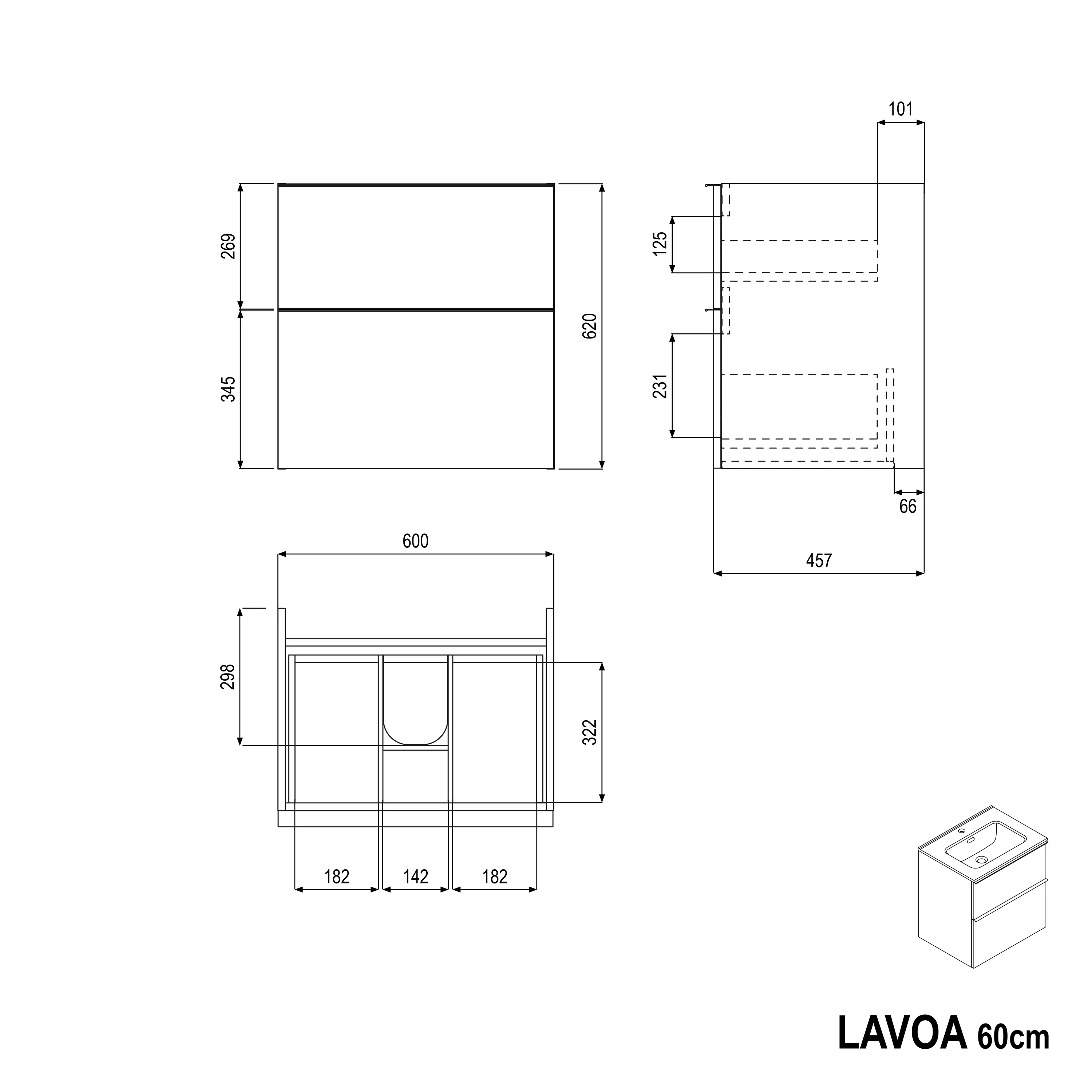 Szafka podumywalkowa LAVOA 60 cm - Image 38