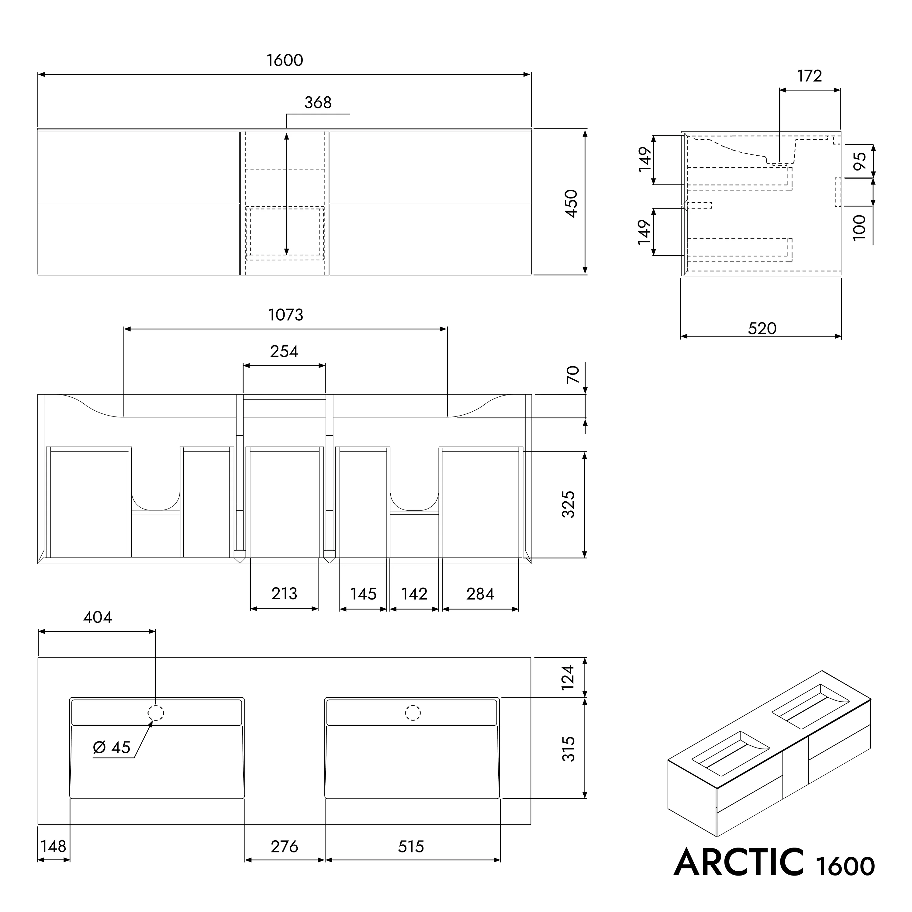 Szafka podumywalkowa ARCTIC 1600 - Image 8