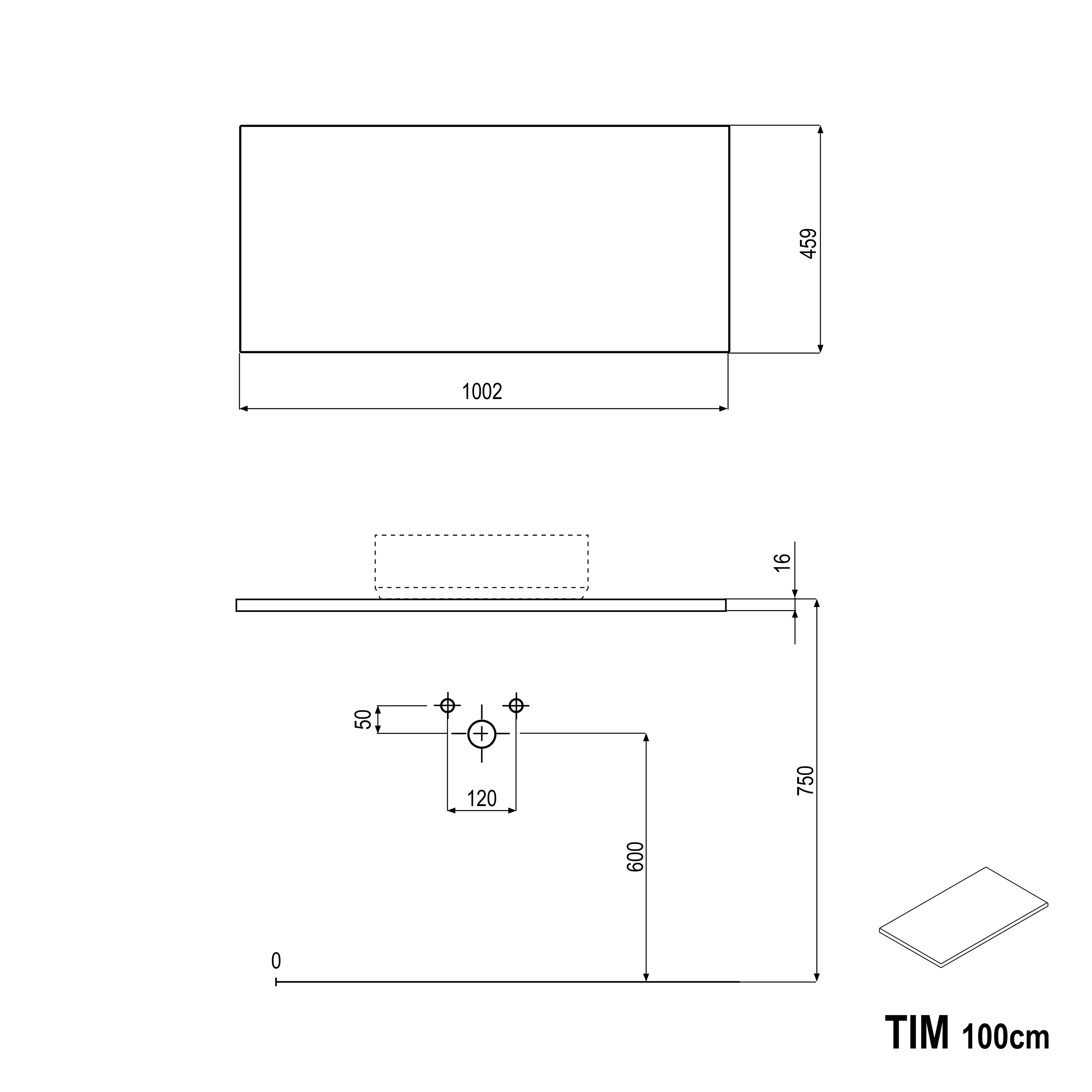 Szafka podumywalkowa TIM 100 cm - Image 98