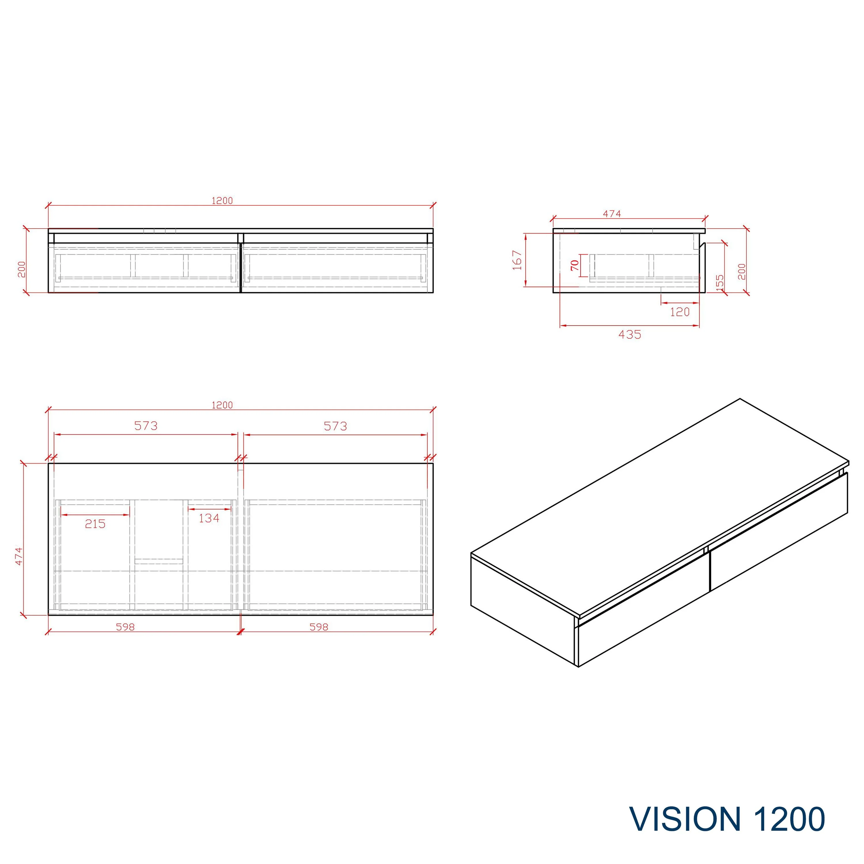 Szafka podumywalkowa Vision 1200 - Image 5