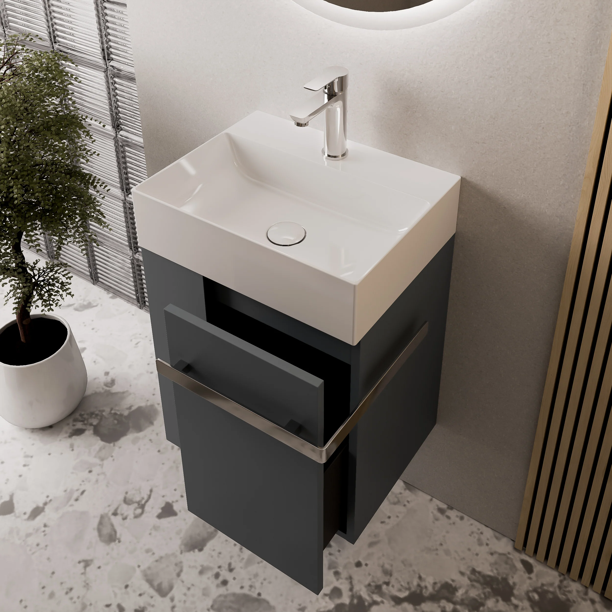 Szafka podumywalkowa WC COMPACT 450 - Image 9