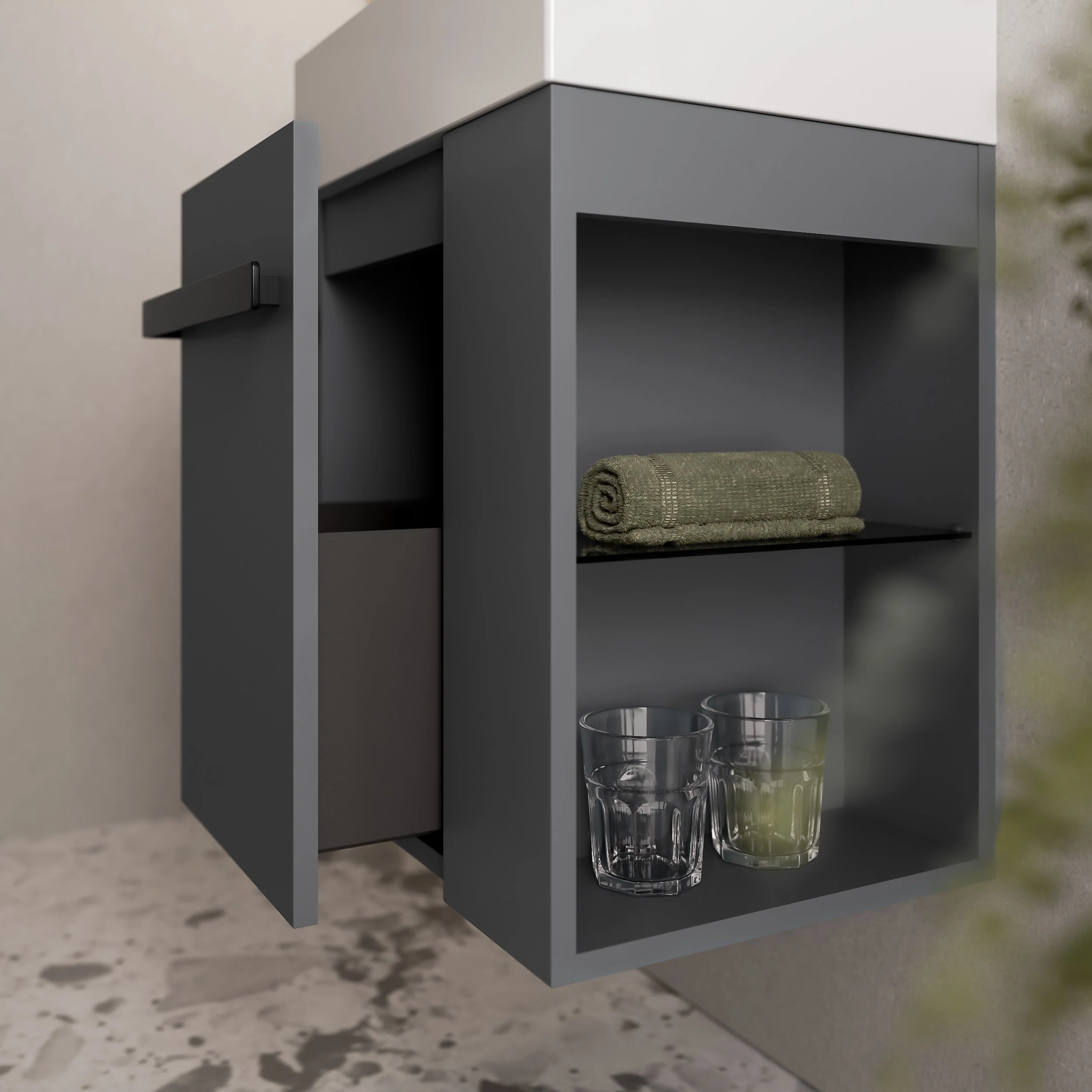 Szafka podumywalkowa WC COMPACT 450 - Image 2
