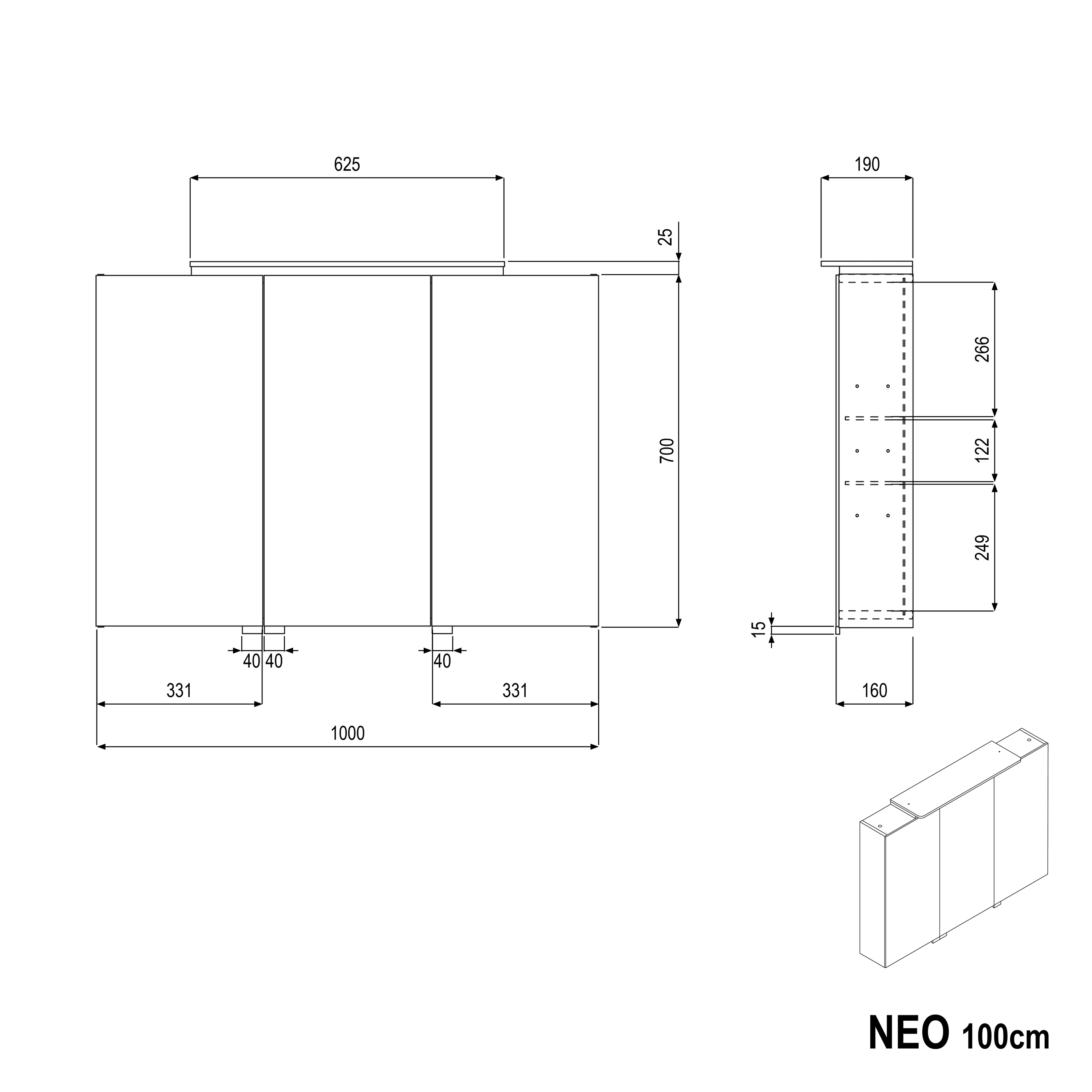 Szafka z lustrem NEO - Image 12