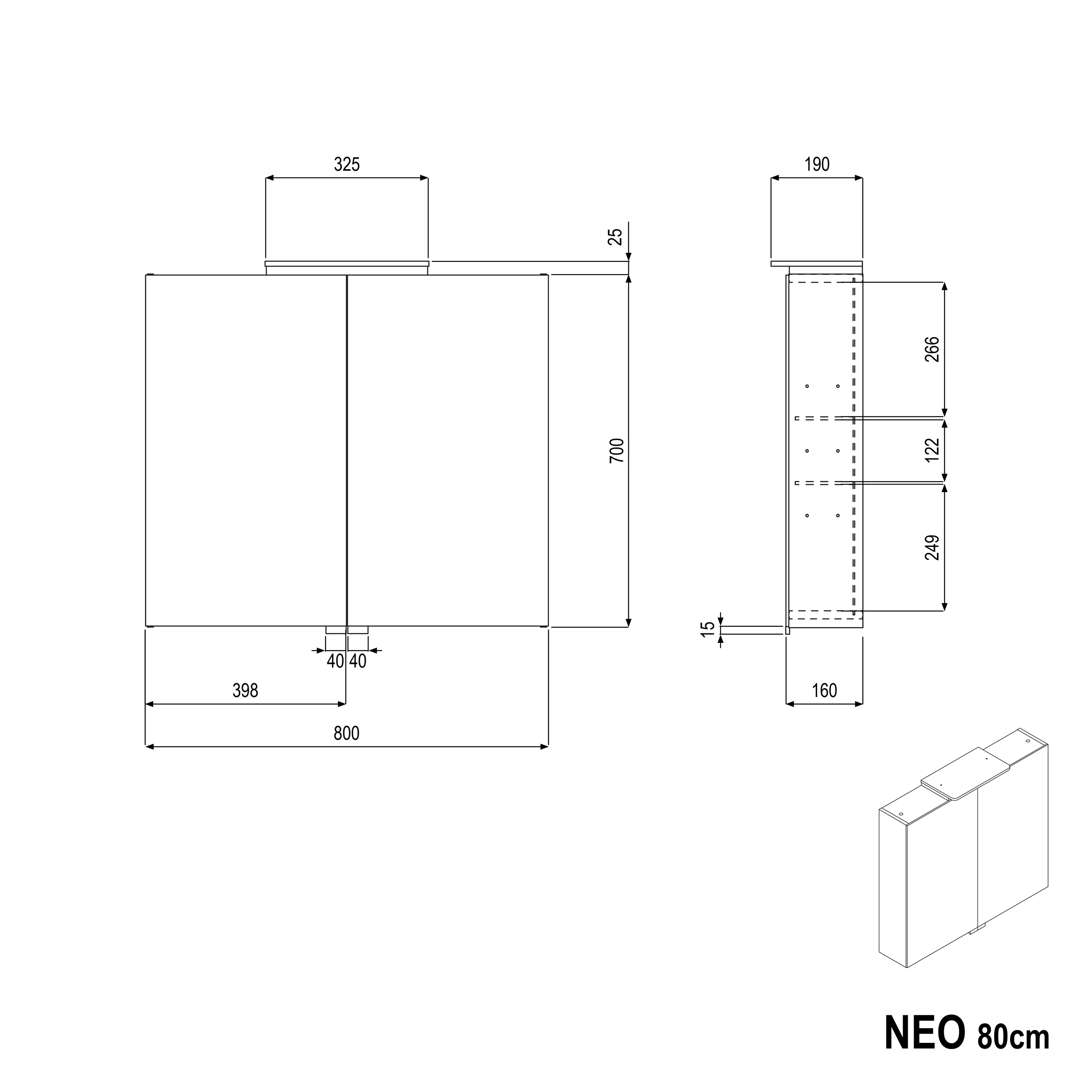 Szafka z lustrem NEO - Image 13