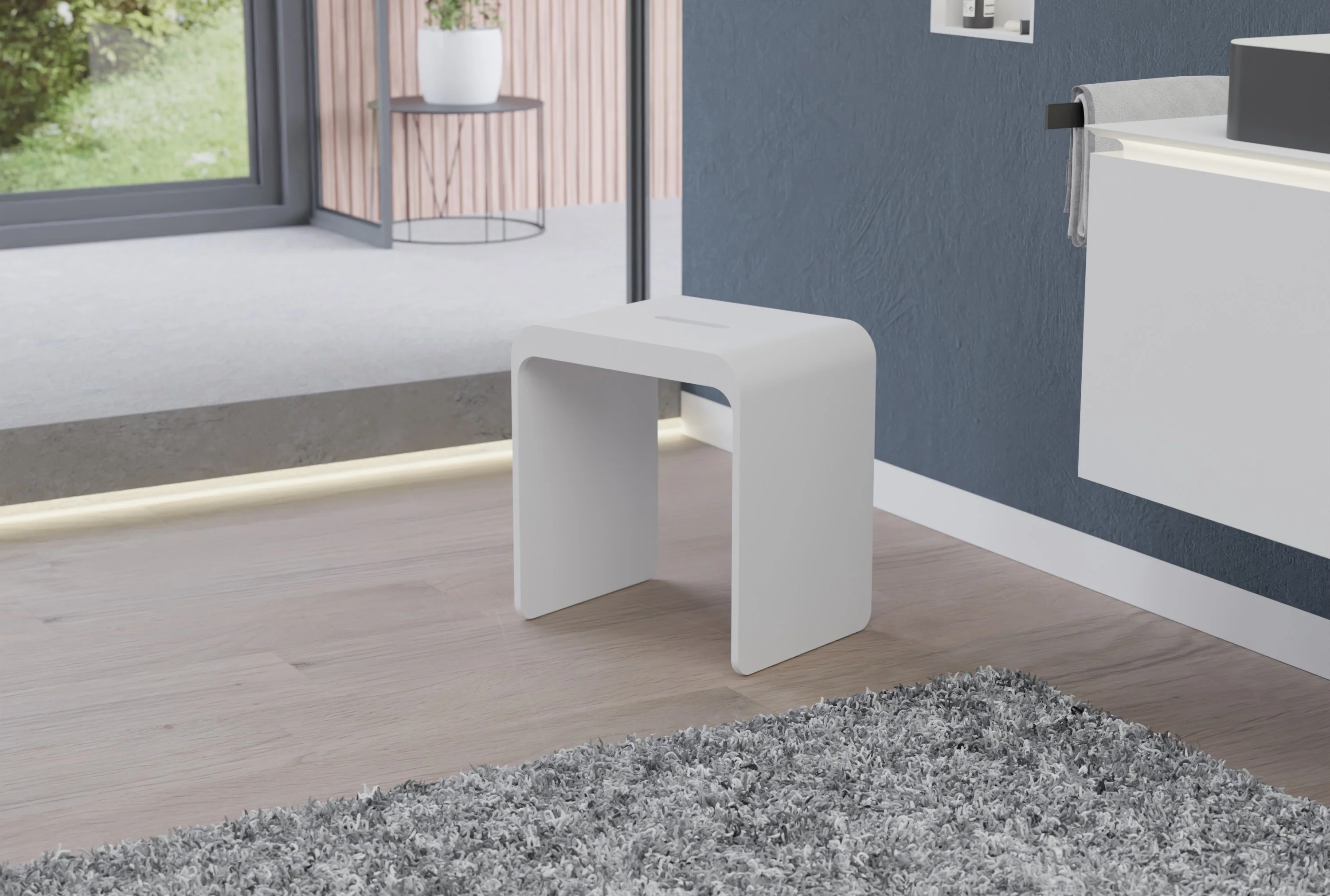 Taboret łazienkowy Bernstein PB4006 - Image 3