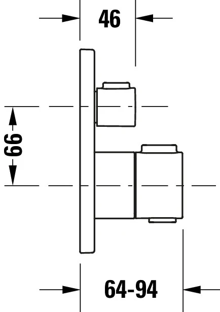 Duravit termostatyczna bateria podtynkowa - Image 16