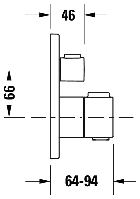 Duravit termostatyczna bateria podtynkowa - Image 18