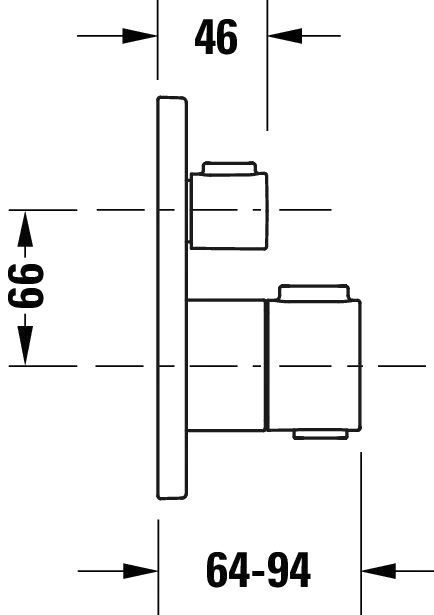 Duravit termostatyczna bateria podtynkowa - Image 20
